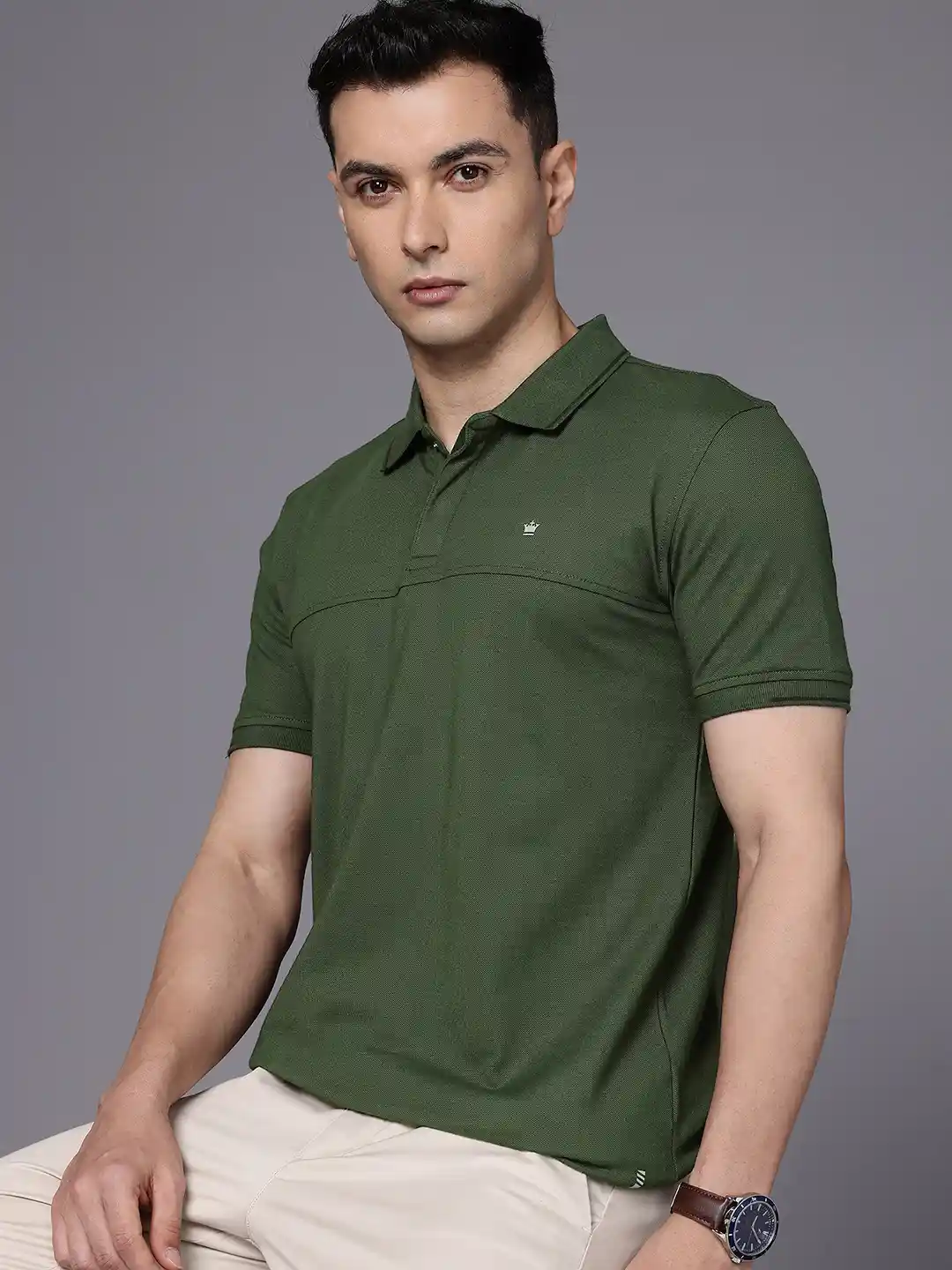 Buy Louis Philippe Polo Collar Slim Fit T-shirt Tshirts