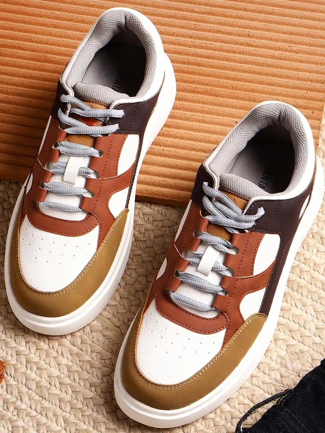 Buy Cantabil Men Colourblocked Sneakers Casual Shoes for Men