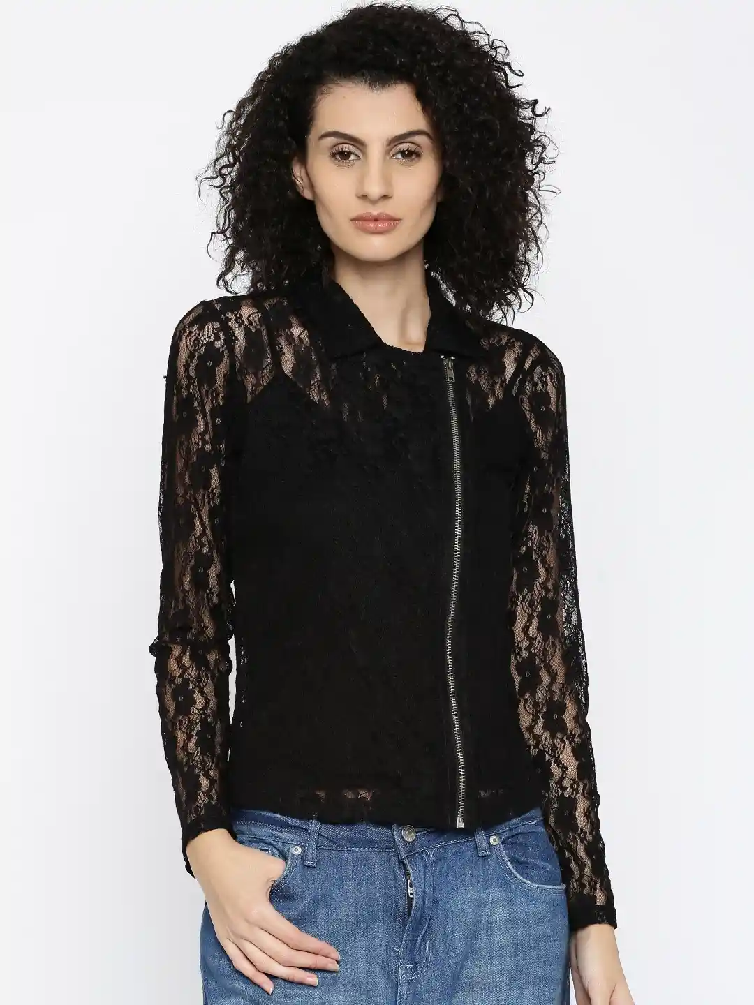 ジャケット・アウター sahara Lace Cuff Over Jacket 新品未使用】 sahara Lace Cuff Over Jacket ZW COLLECTION LACE