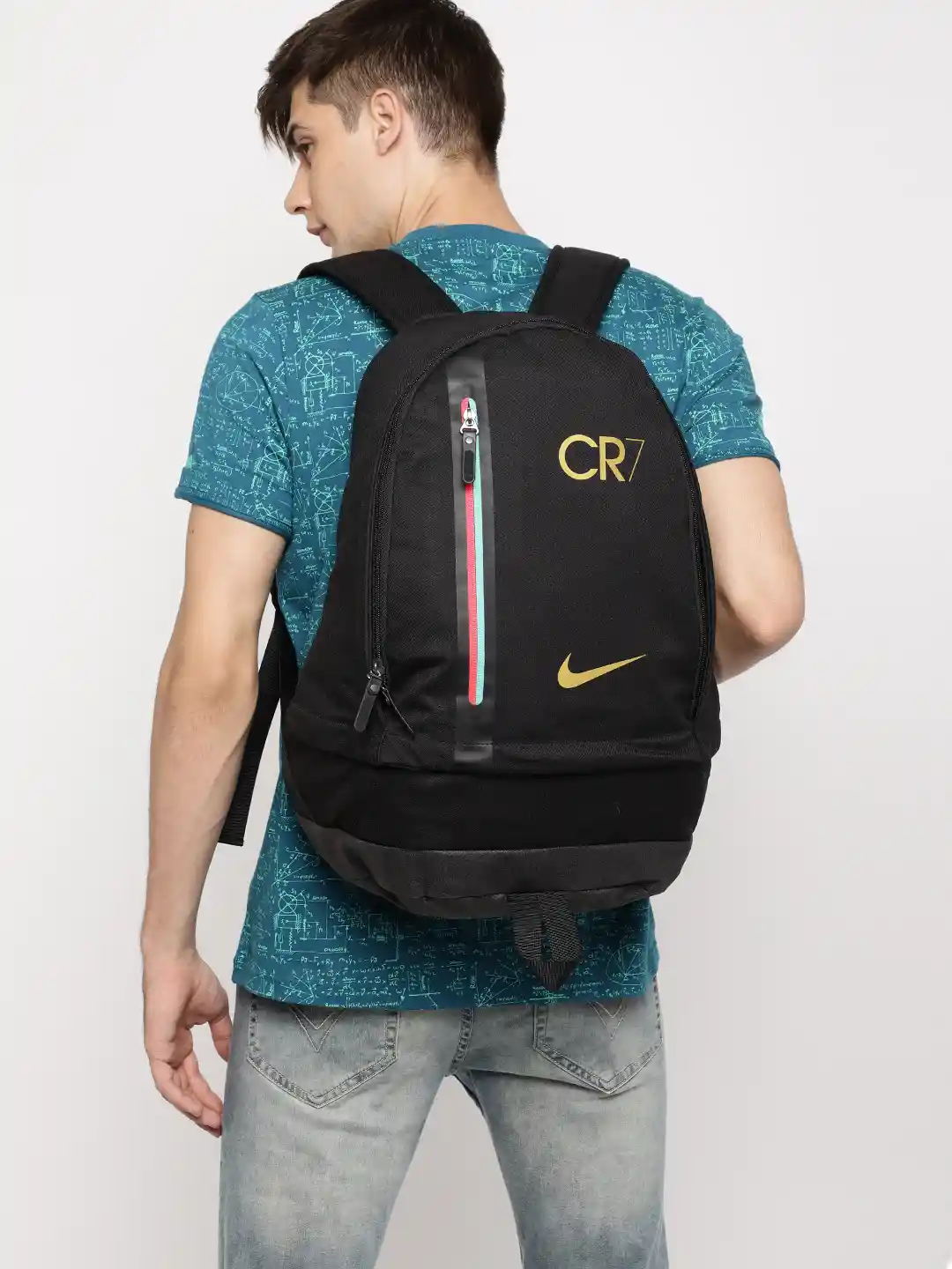 Buy Nike Men Black CR7 NK CHYN Solid Backpack Backpacks for Men