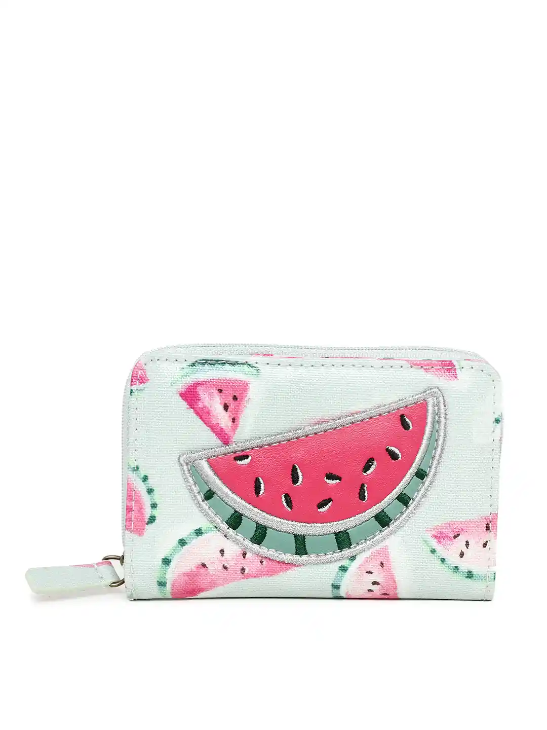 Buy Cath Kidston Women Green Pink Printed Two Fold Wallet