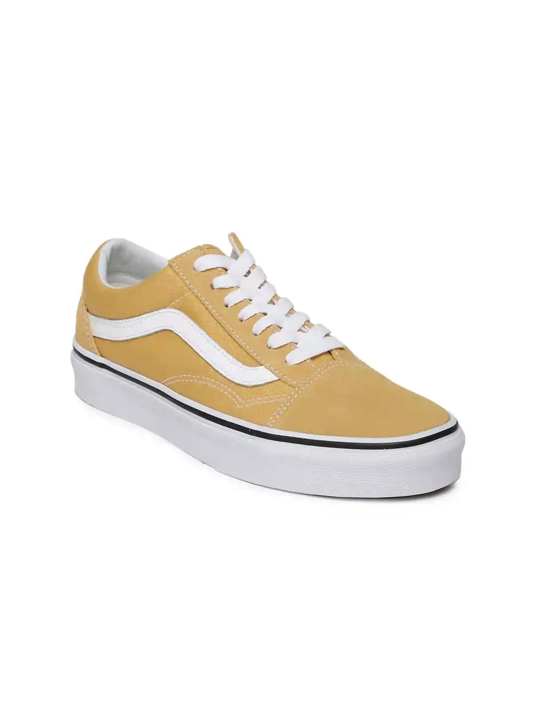 Buy Vans Unisex Yellow Old Skool Sneakers Casual Shoes for