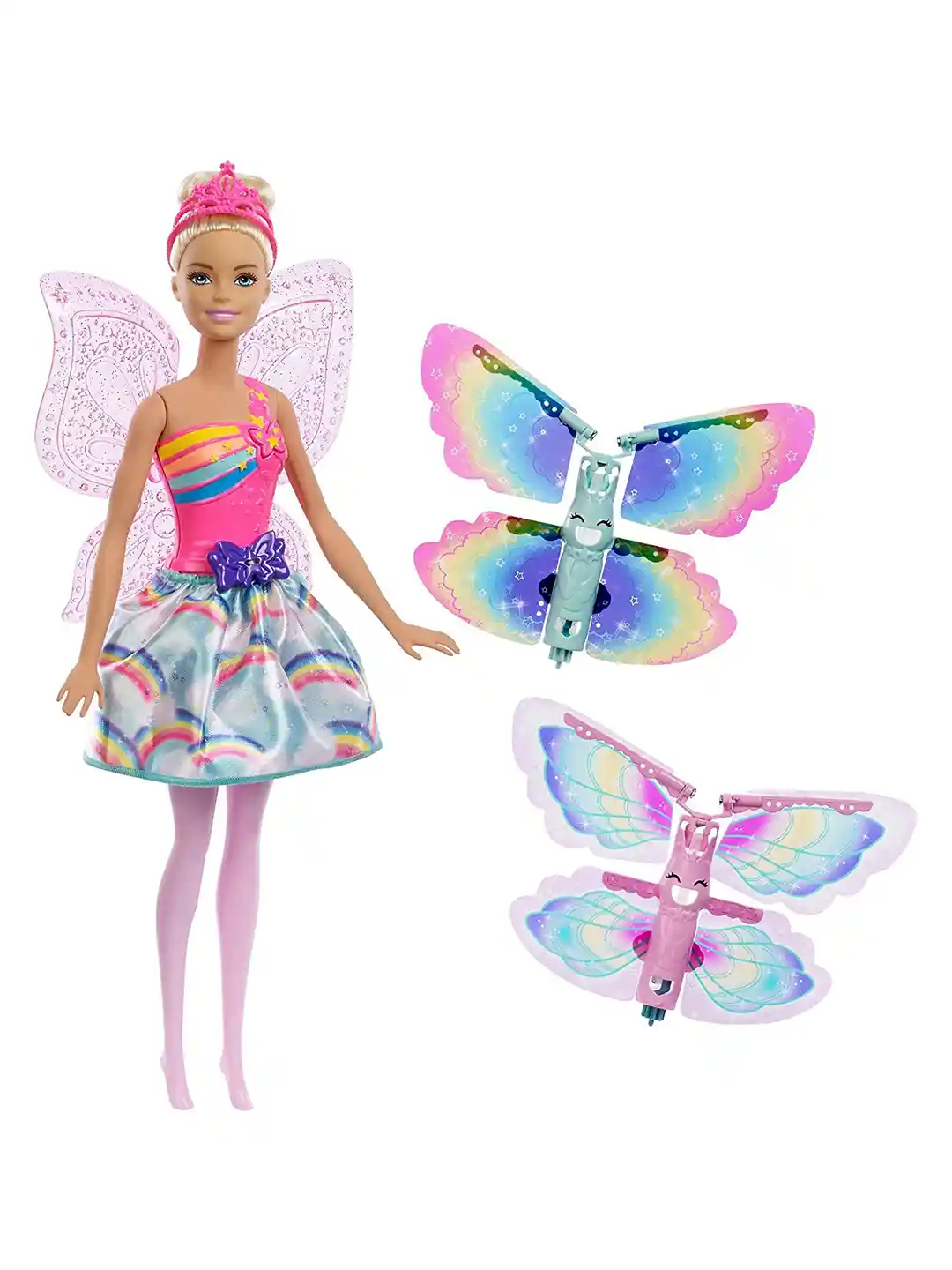 Buy Mattel Girls Multicoloured Barbie Caucasian Flying Wings Fairy