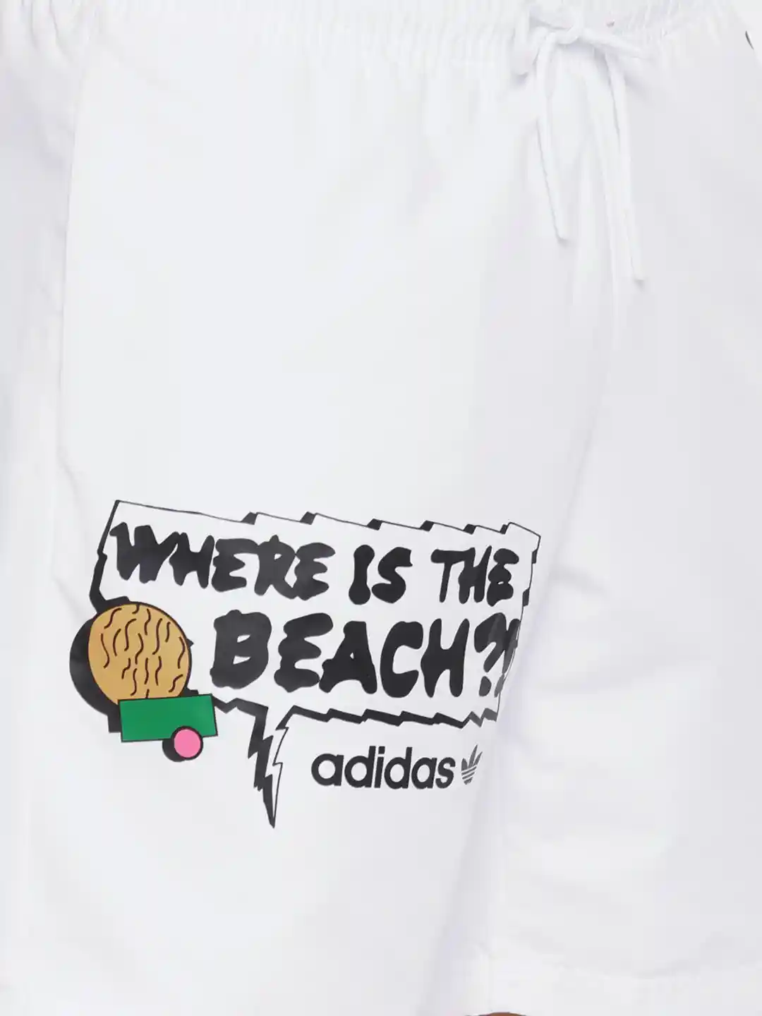 Buy Adidas Originals Men White Printed Swim Shorts CE2266 Swim