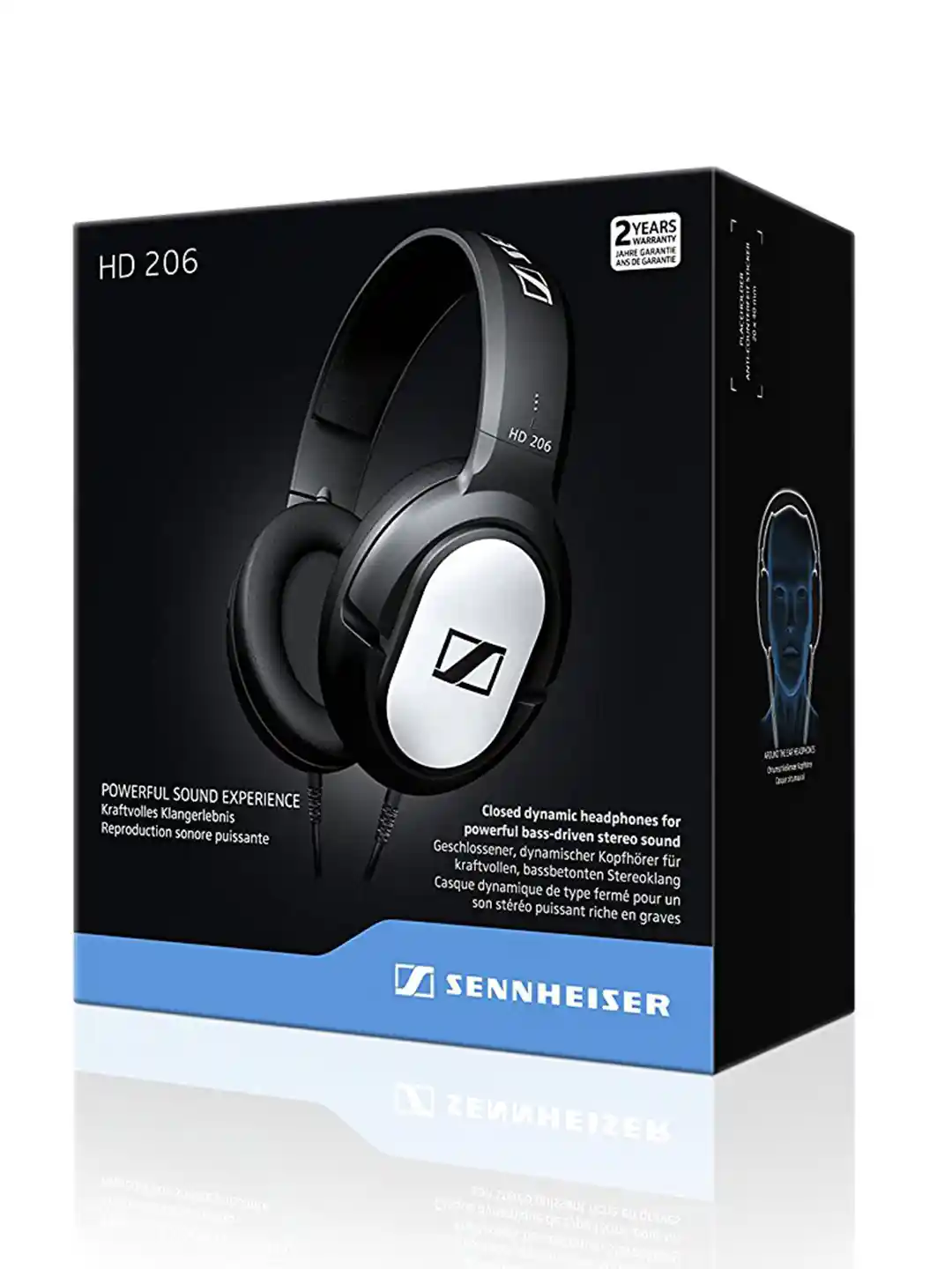 Buy Sennheiser HD 206 Over Ear Wired Headphones - Headphones for