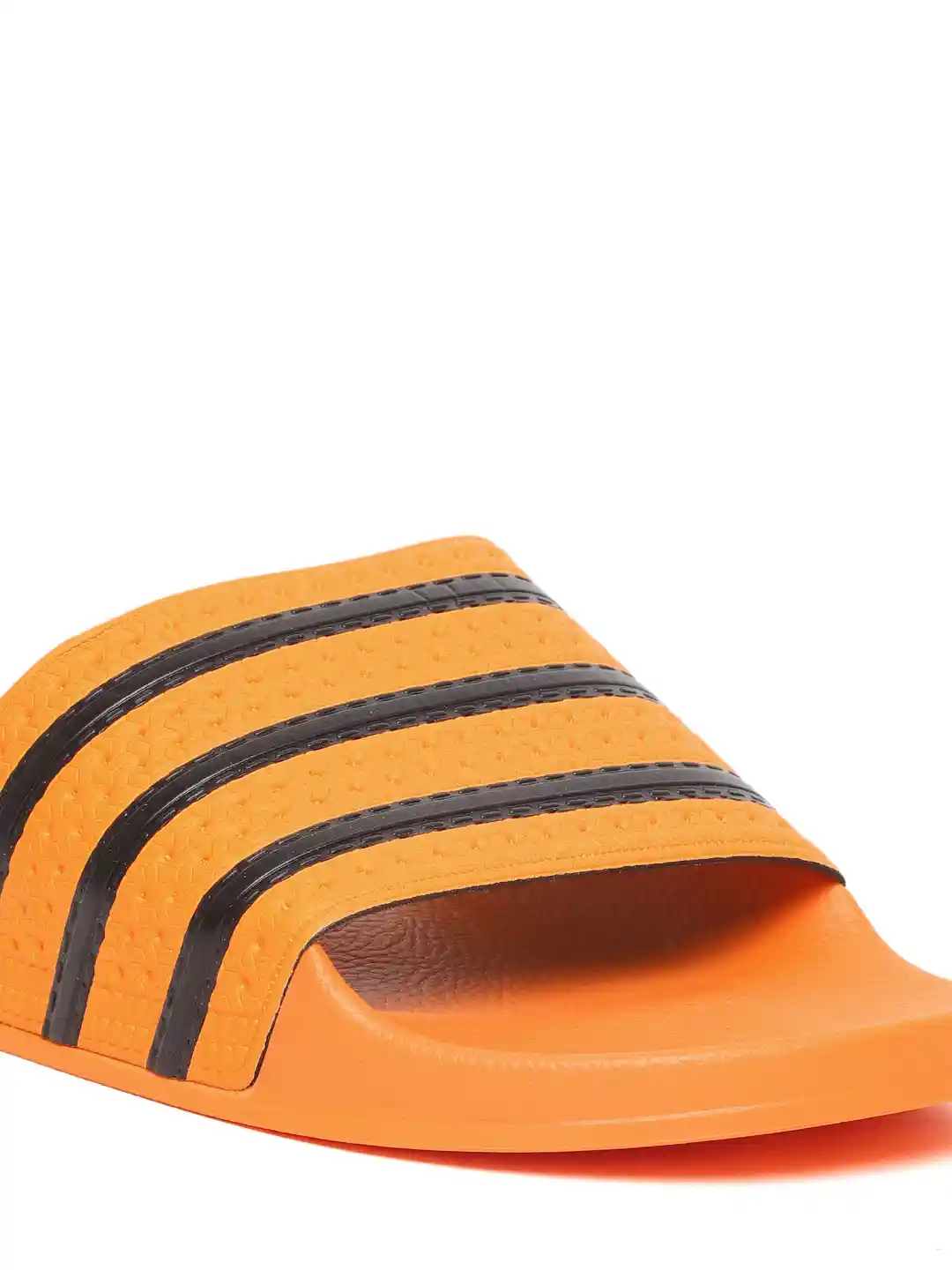 Buy ADIDAS Originals Men Orange Black ADILETTE Striped Sliders