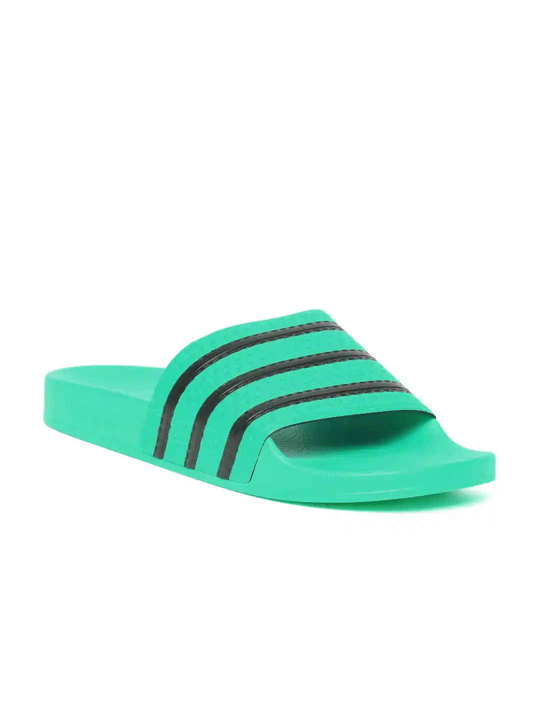 Buy ADIDAS Originals Men Green Black ADILETTE Striped Sliders