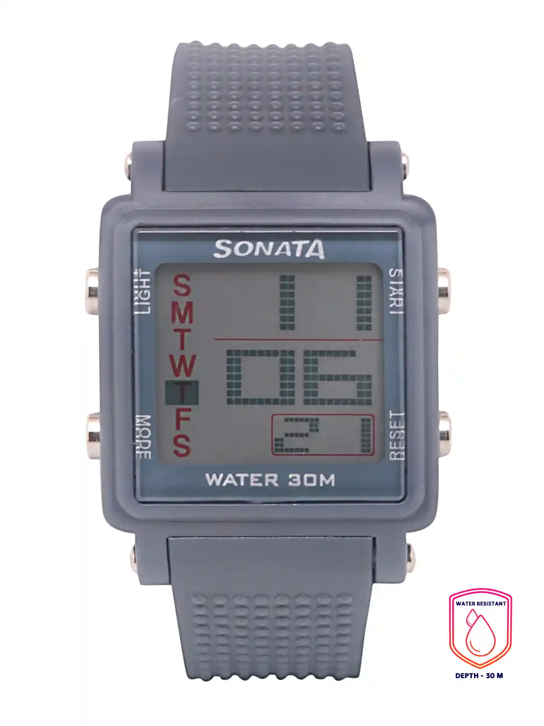 Buy Sonata Men Grey Digital Watch NH77043PP02 Watches for Men