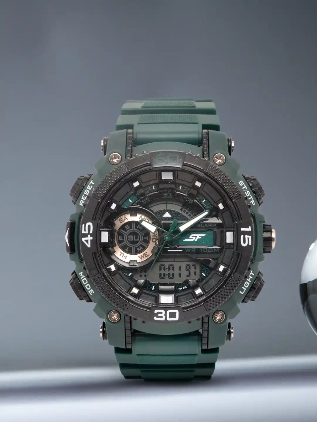 Sonata SF Xtreme Gears Men Black Analogue and Digital watch NL77070PP06