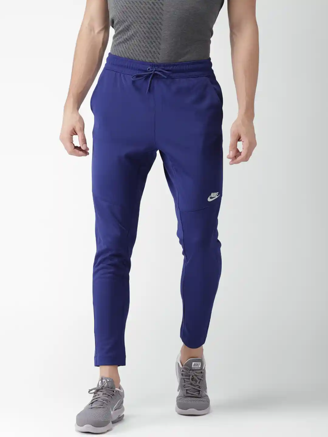 Buy Nike Men Blue PK TRIBUTE Solid Track Pants Track Pants for