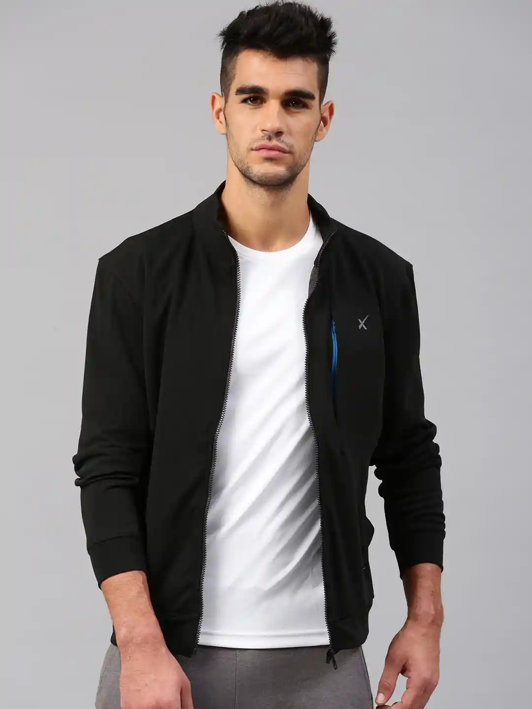 Myntra Hrx Blazer Buy HRX By Hrithik Roshan Men Black Solid Sporty