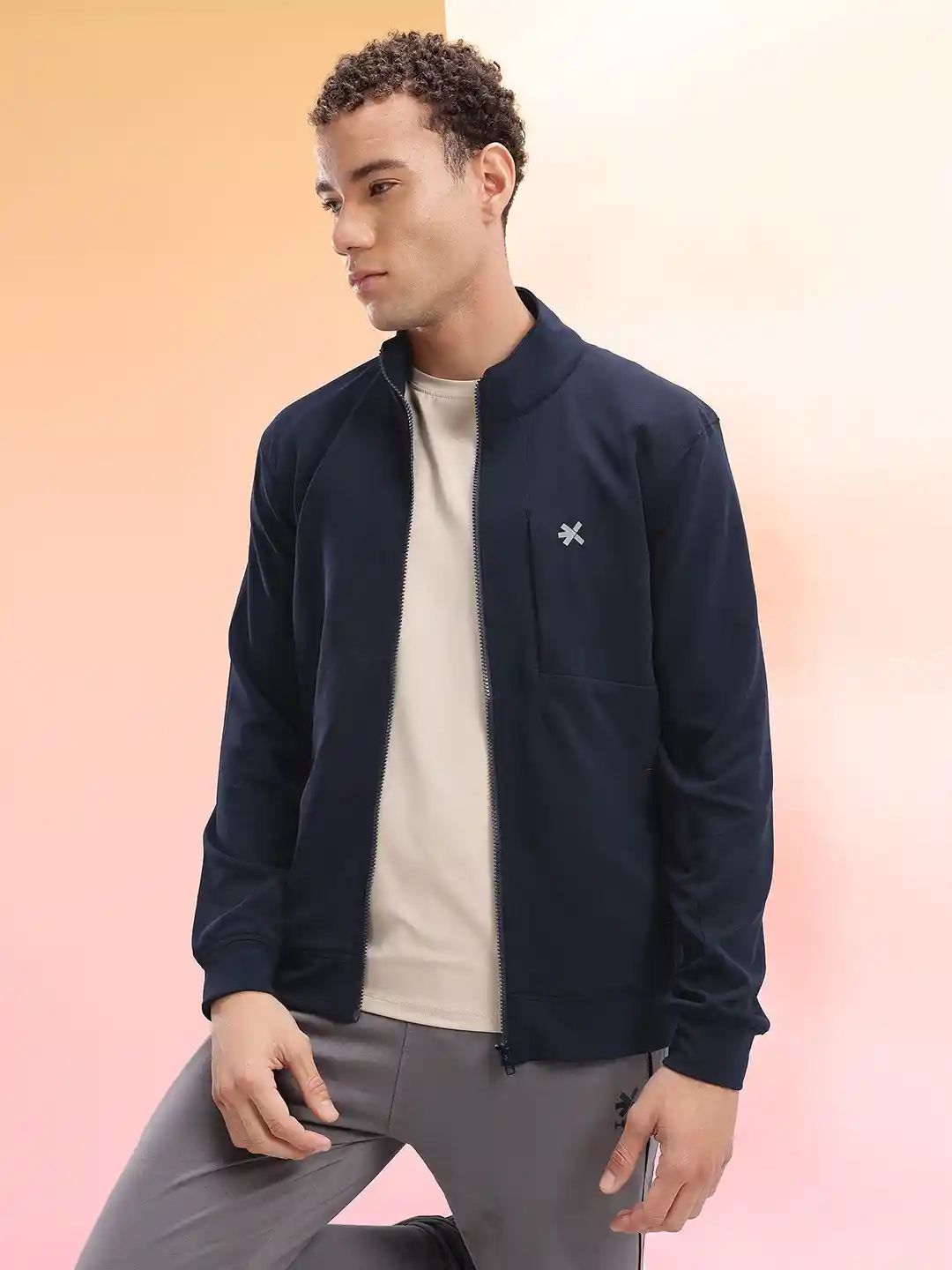 Buy HRX by Hrithik Roshan Mock Collar Tailored Jacket Jackets