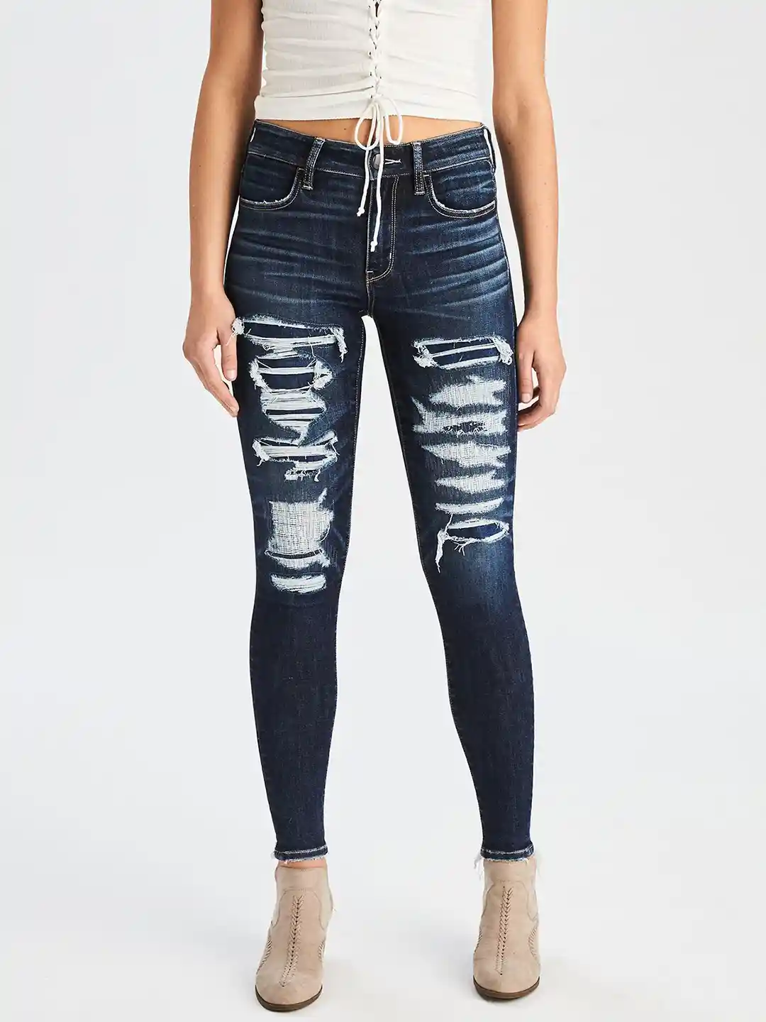 Ladies Jeans Dark Blue American Eagle Skinny Jeans AMERICAN EAGLE