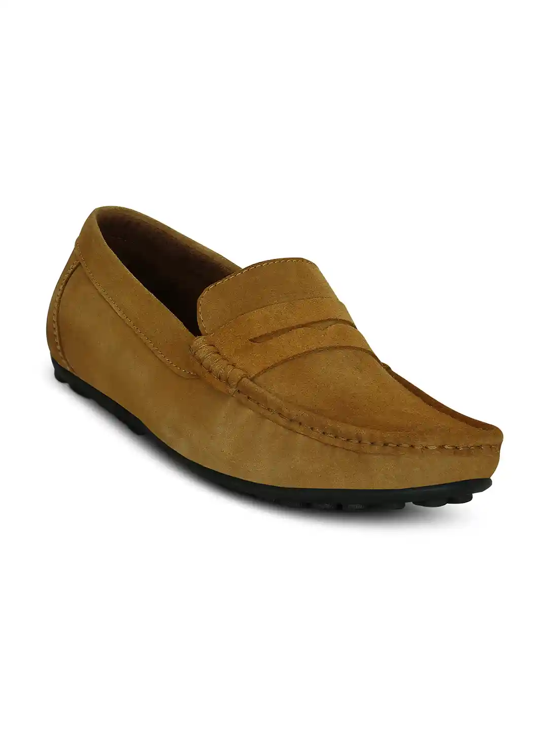 Buy Kielz Men Brown Suede Loafers Casual Shoes for Men 5425610