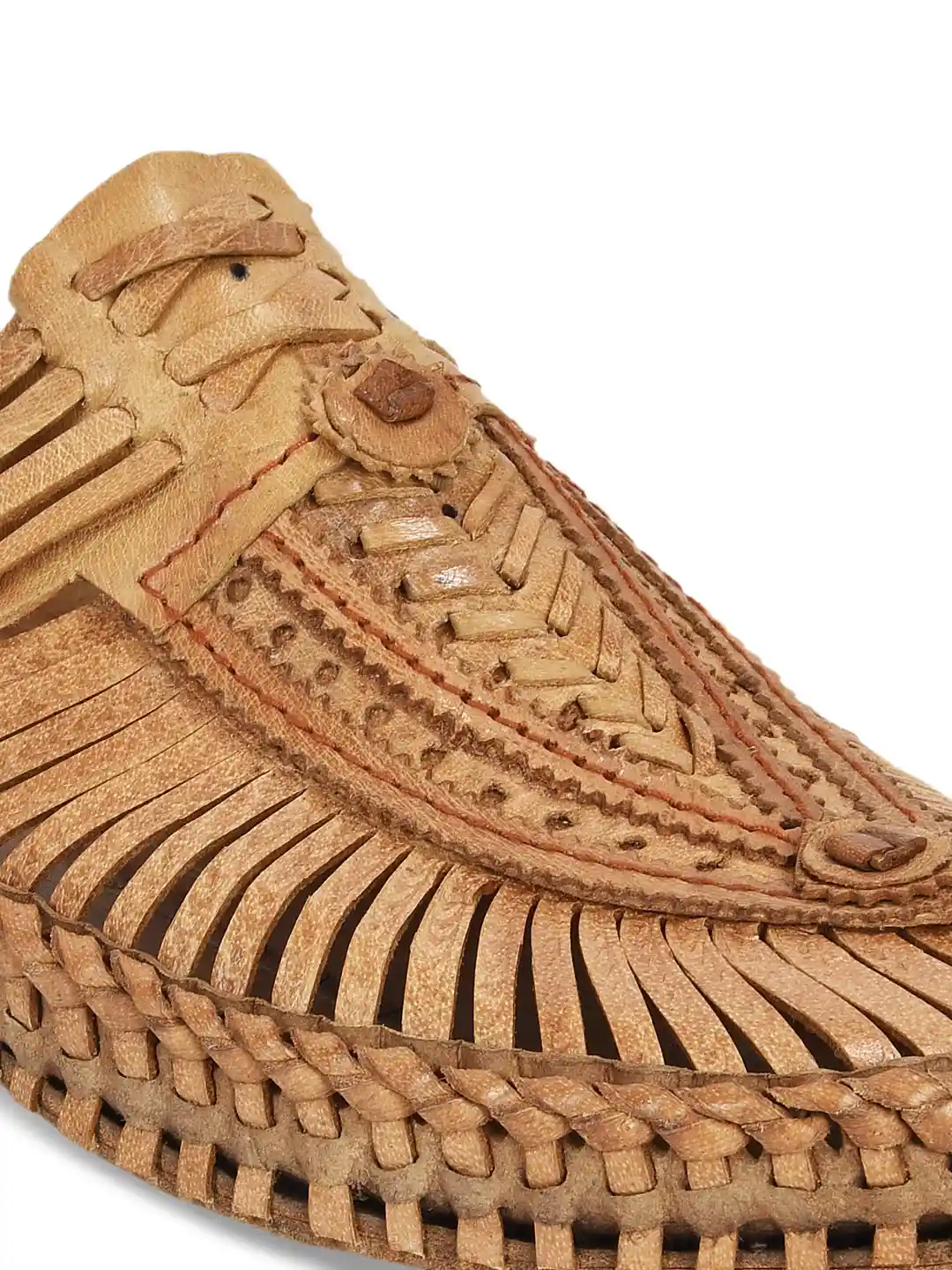 Buy kolapuri centre Men Tan Brown Leather Kolhapuri Sandals