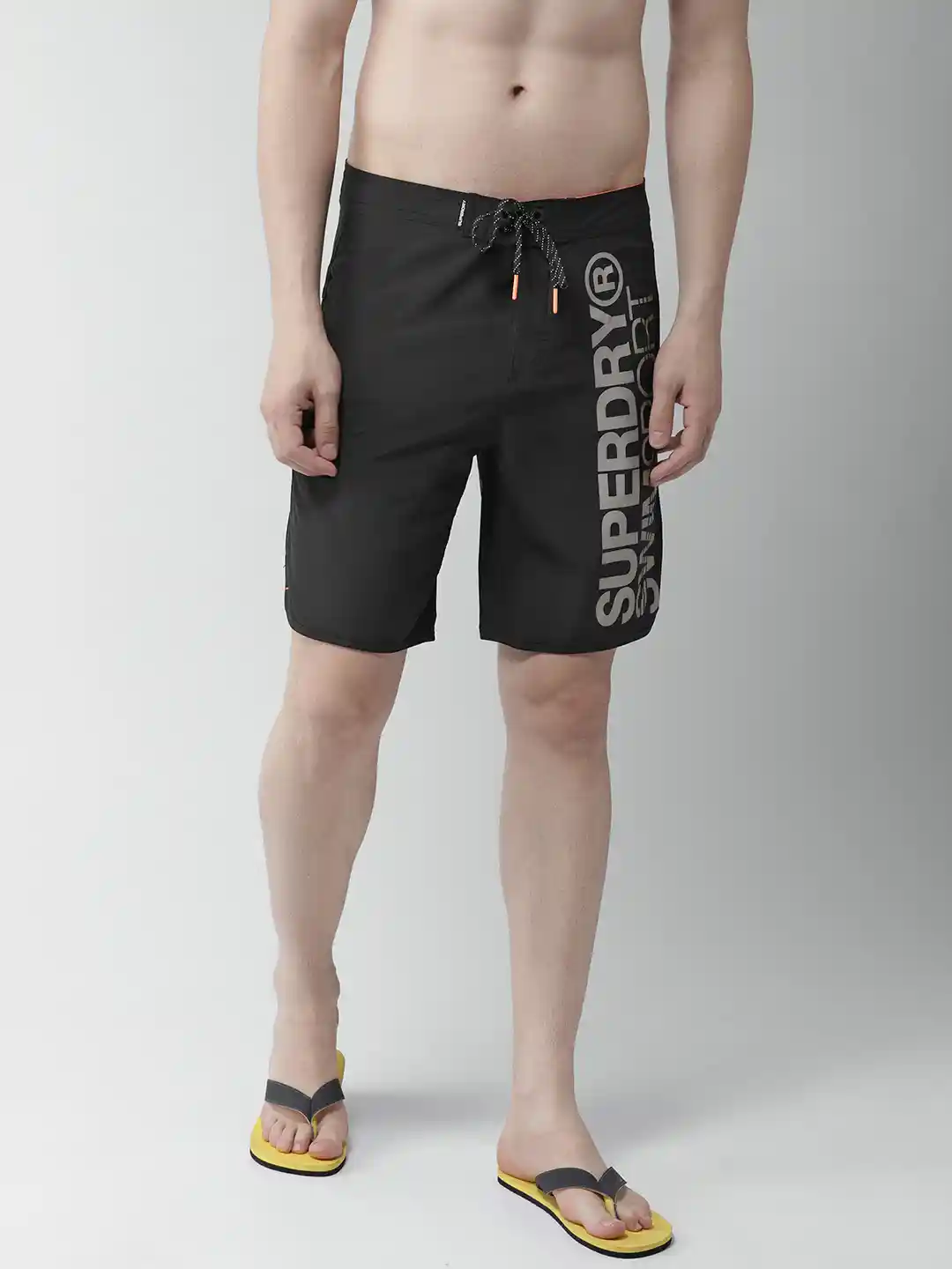 Buy Superdry Men Black Printed Swim Shorts M30000HQ Swim Bottoms