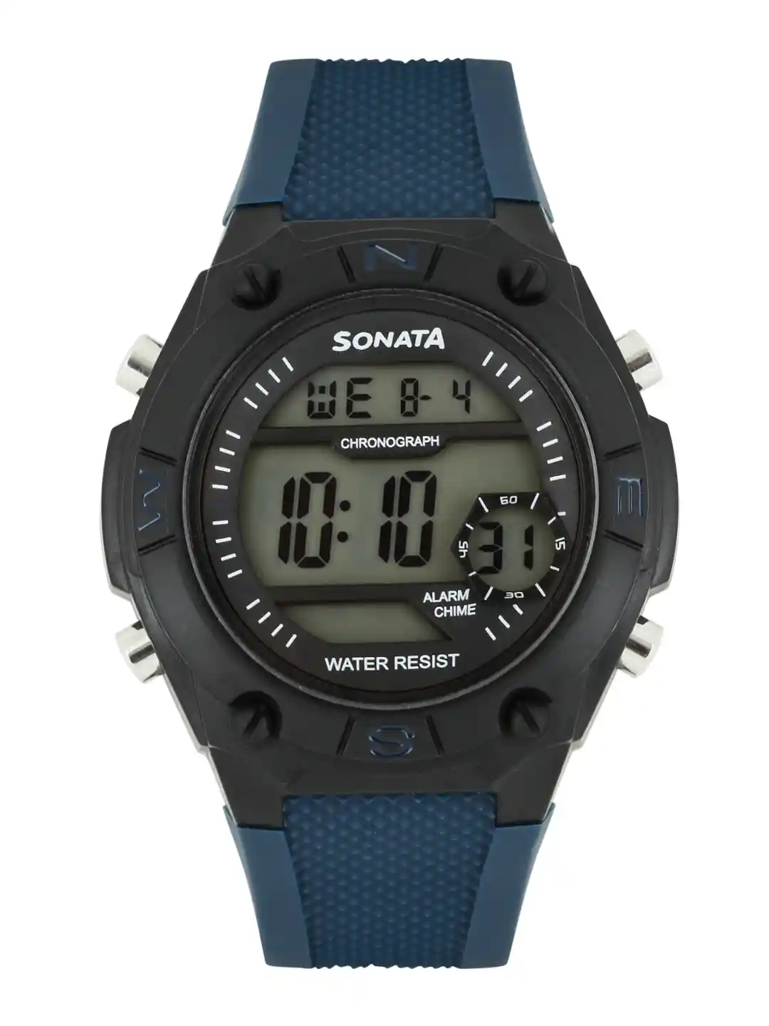 Buy Sonata Men Ocean Series Navy Digital Watch 77033PP03 Watches