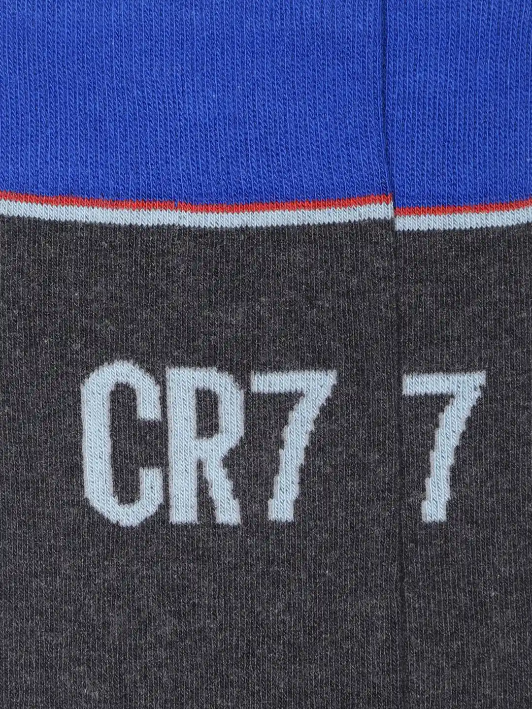 Buy CR7 Cristiano Ronaldo Men Charcoal Grey Above Ankle-Length - Main Image