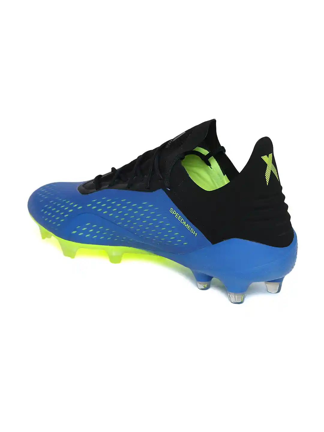 Buy ADIDAS Men Blue Black X Firm Ground Football Shoes - Main Image