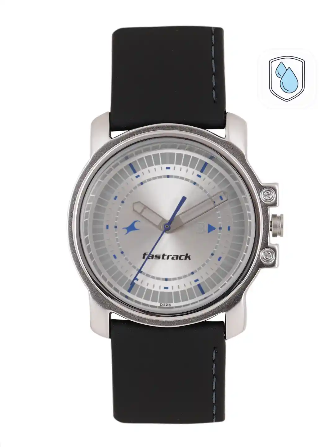 Buy Fastrack Men Silver-Toned Analogue Watch NK3039SL01_OR
