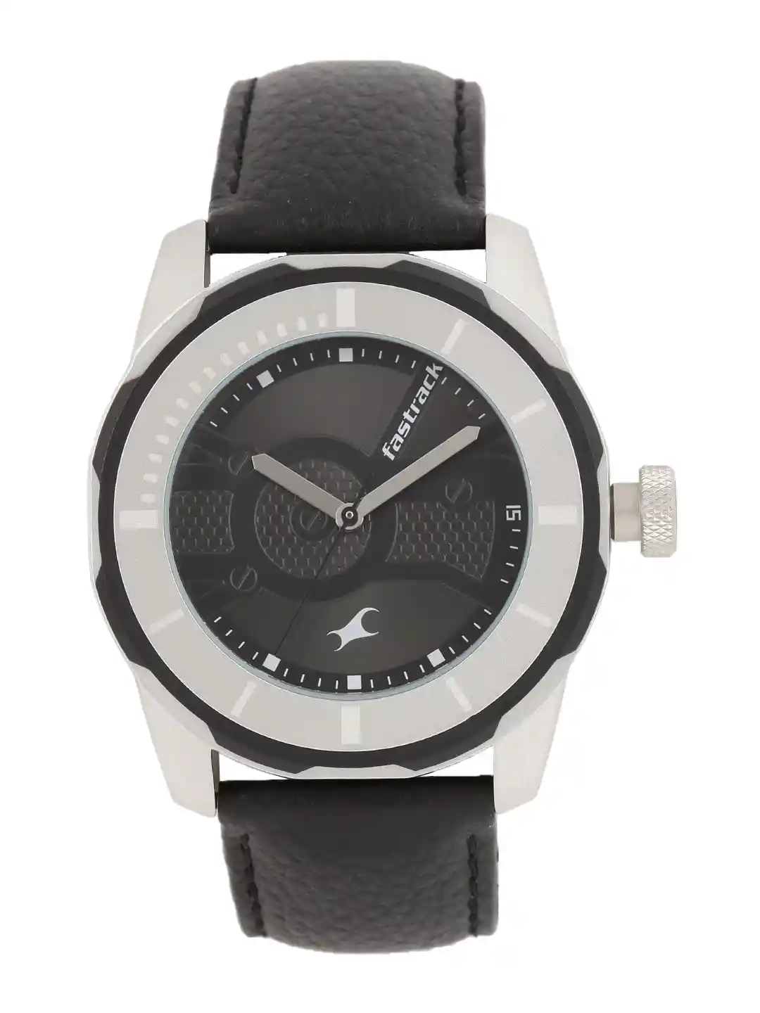 Buy Fastrack Men Black Analogue Watch NK3089SL02 Watches for Men