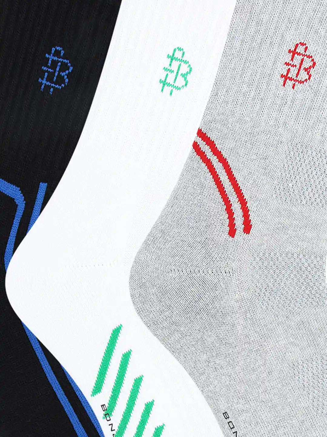 Buy Bonjour Men Set of Assorted Ankle-Length Socks Socks for