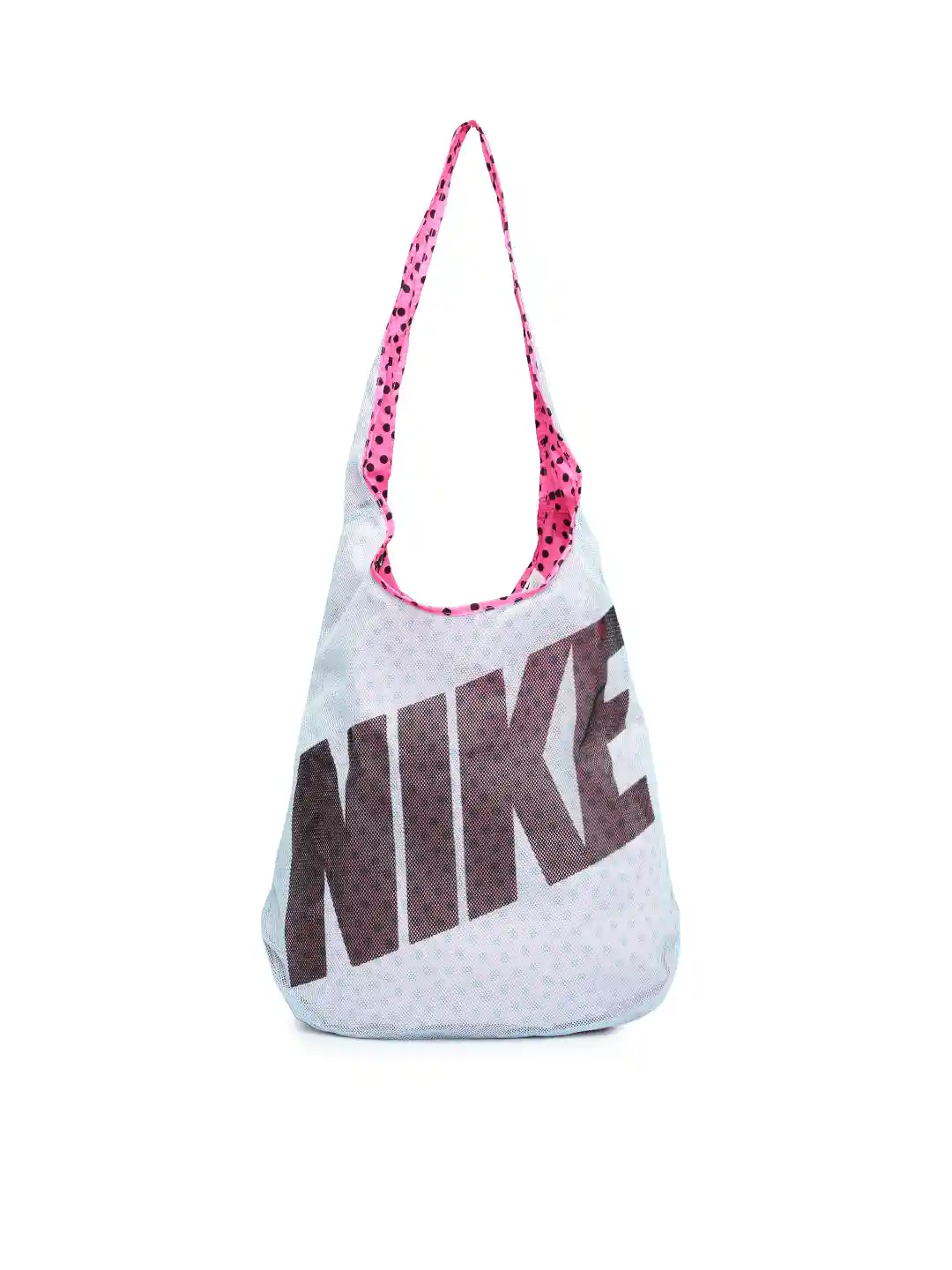 Buy Nike Pink Blue Printed Reversible Oversized Tote Bag
