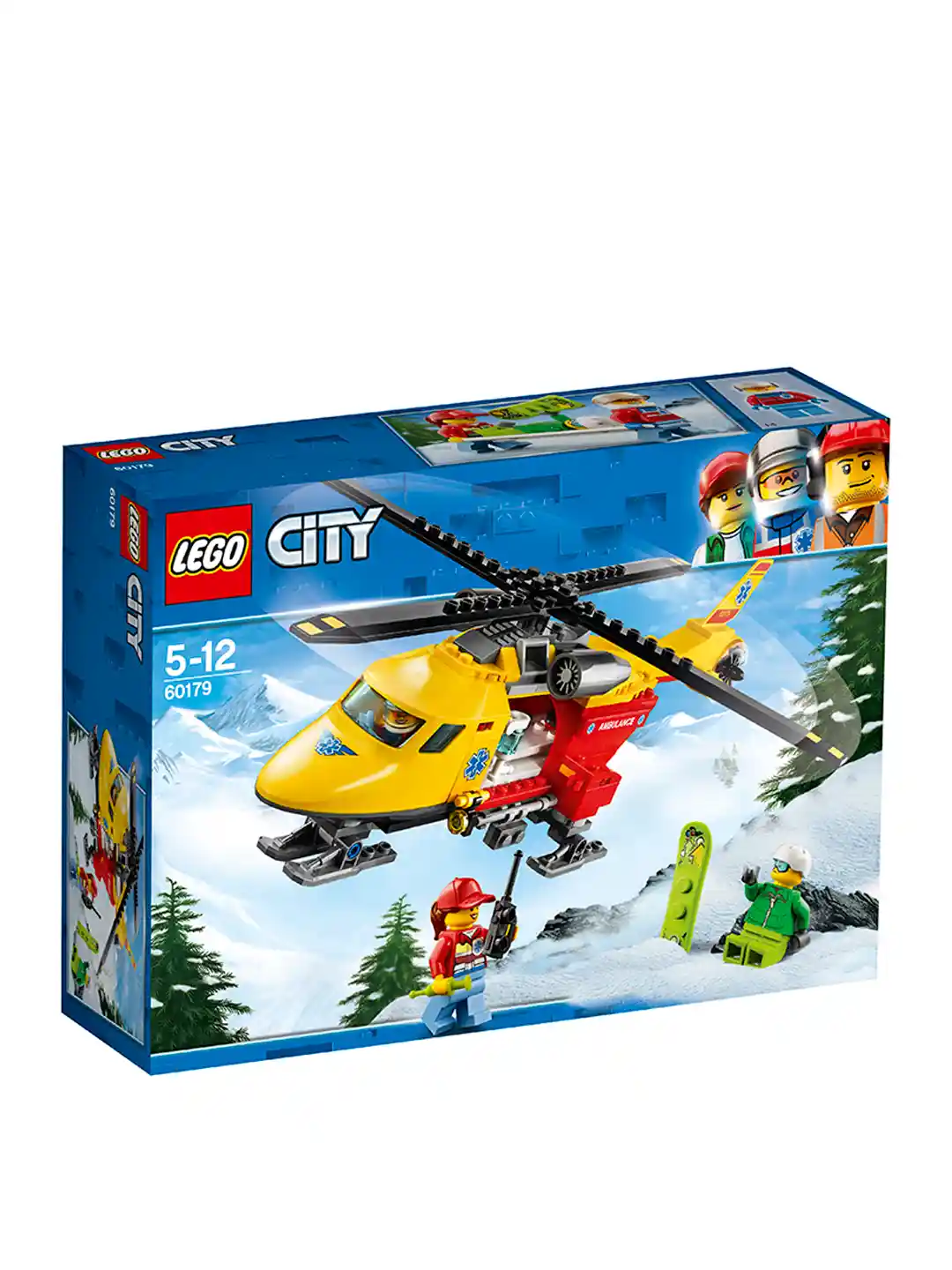 Buy LEGO 60179 City Vehicles Ambulance Helicopter Construction