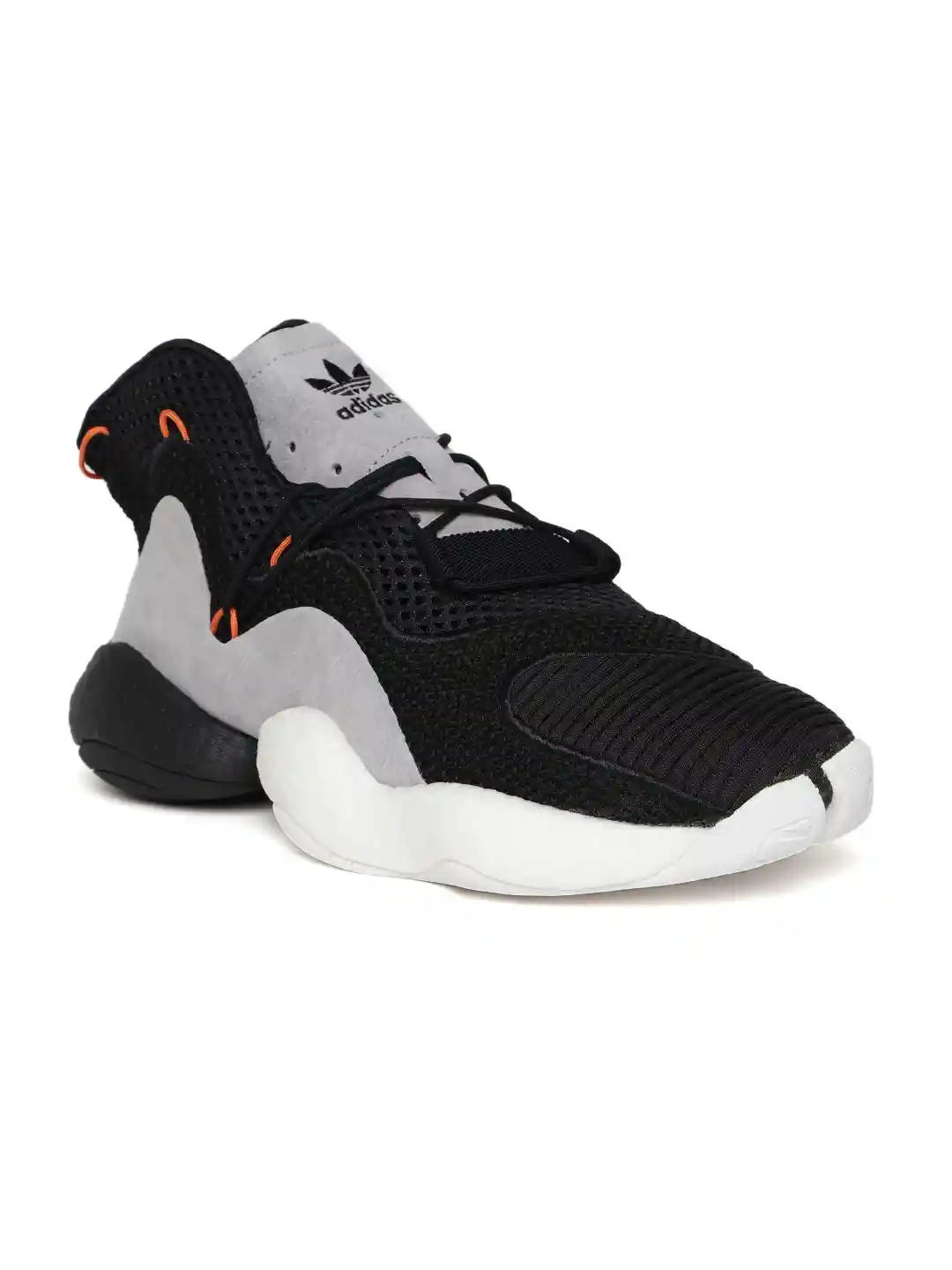 Buy ADIDAS Originals Men Black Grey Crazy BYW LVL I Sneakers