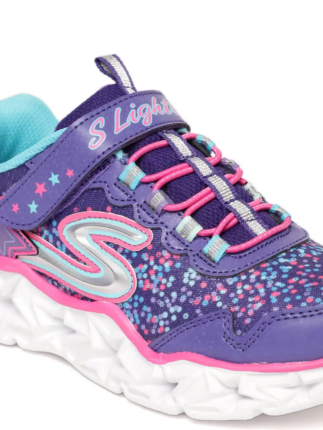 Buy Skechers Girls Purple Galaxy Lights Sneakers With LED Lights