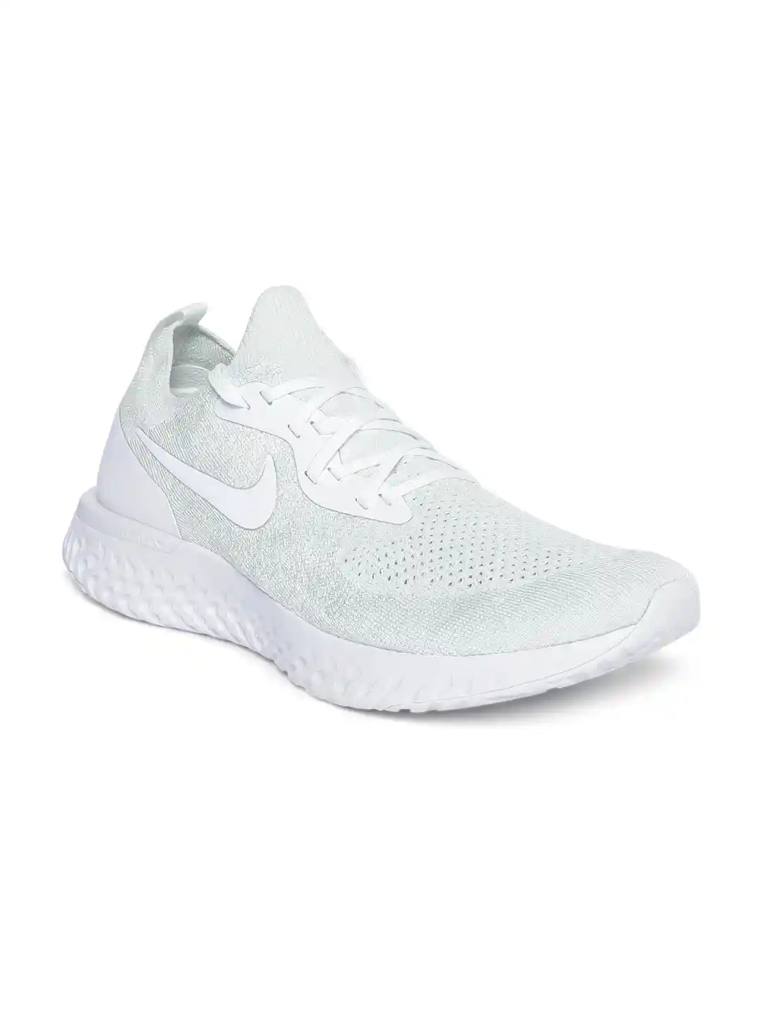 Buy Nike Men White Epic React Flyknit Running Shoes Sports Shoes