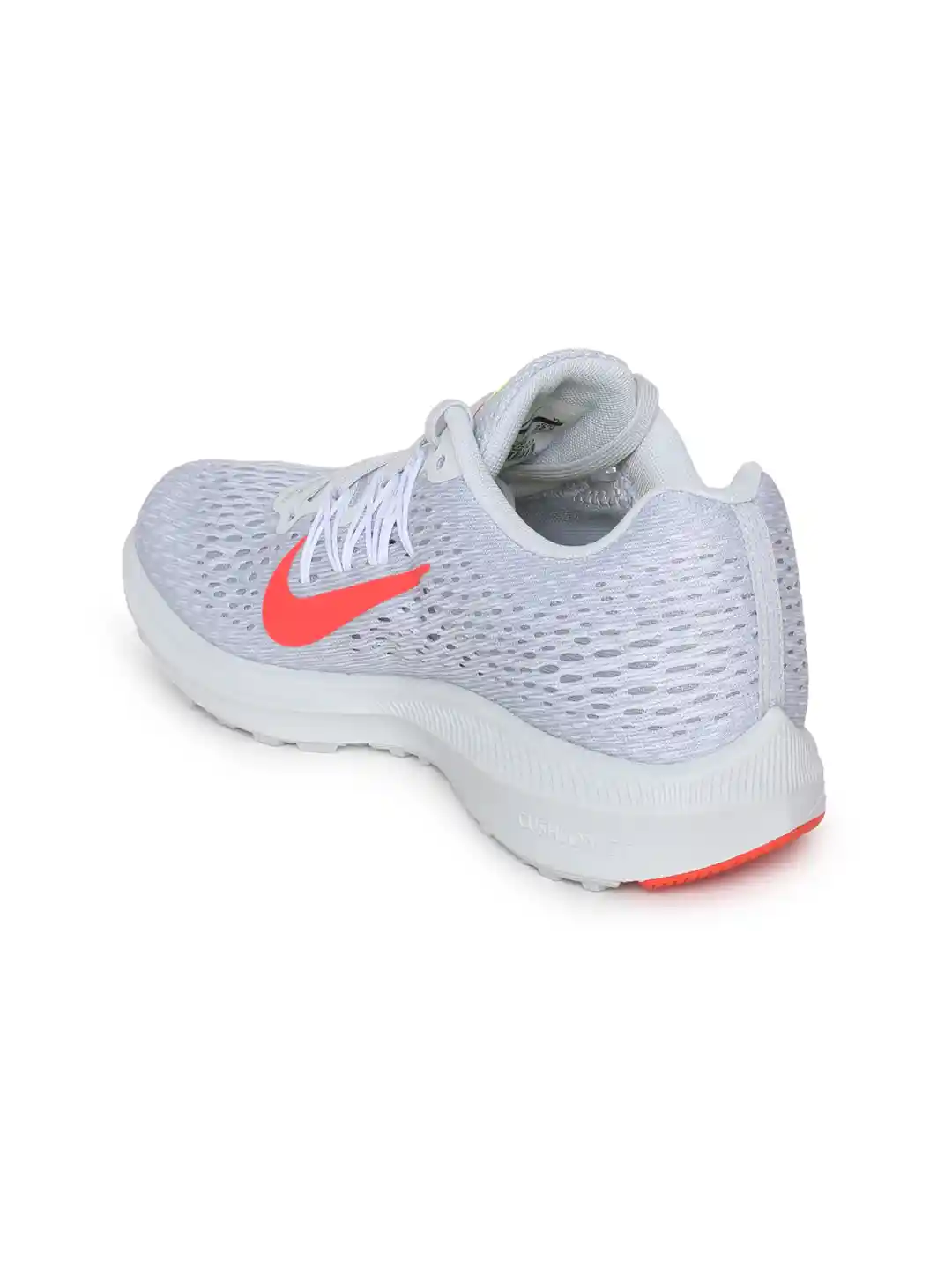 Buy Nike Women White Solid Zoom Winflo Running Shoes Sports