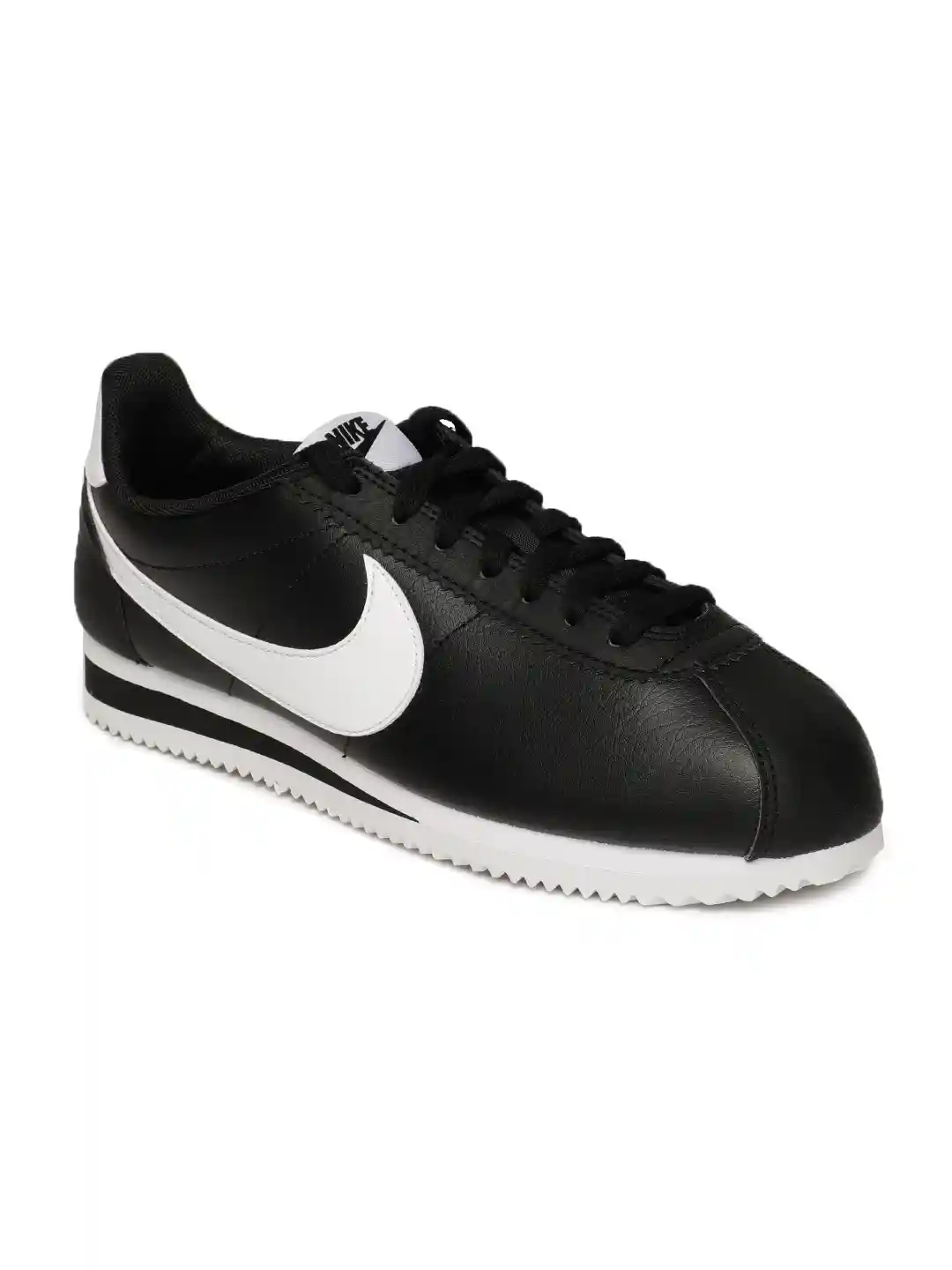 Buy Nike Women Black Classic Cortez Leather Casual Shoes Casual