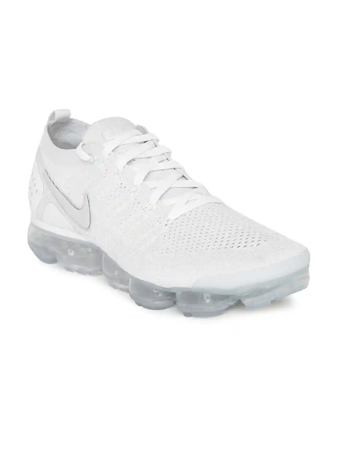Buy Nike Men White Air Vapor Max Flyknit Running Shoe Sports