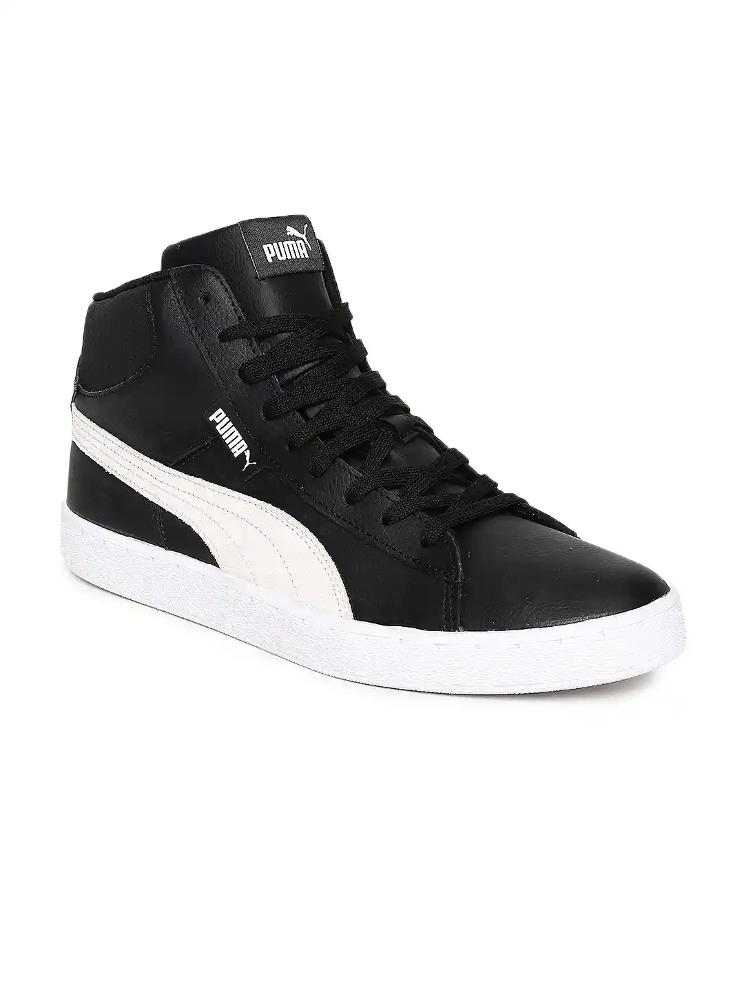 Buy Puma Puma 1948 Mid Puma Men Black 1948 Mid L Leather Sneakers