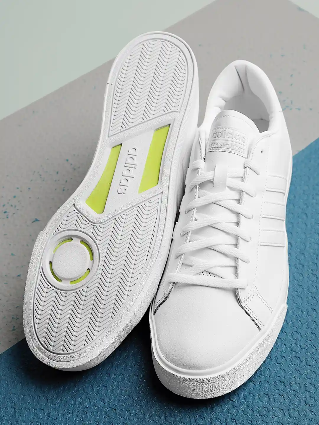 Buy ADIDAS Men White Cloudfoam Super Daily Leather Basketball