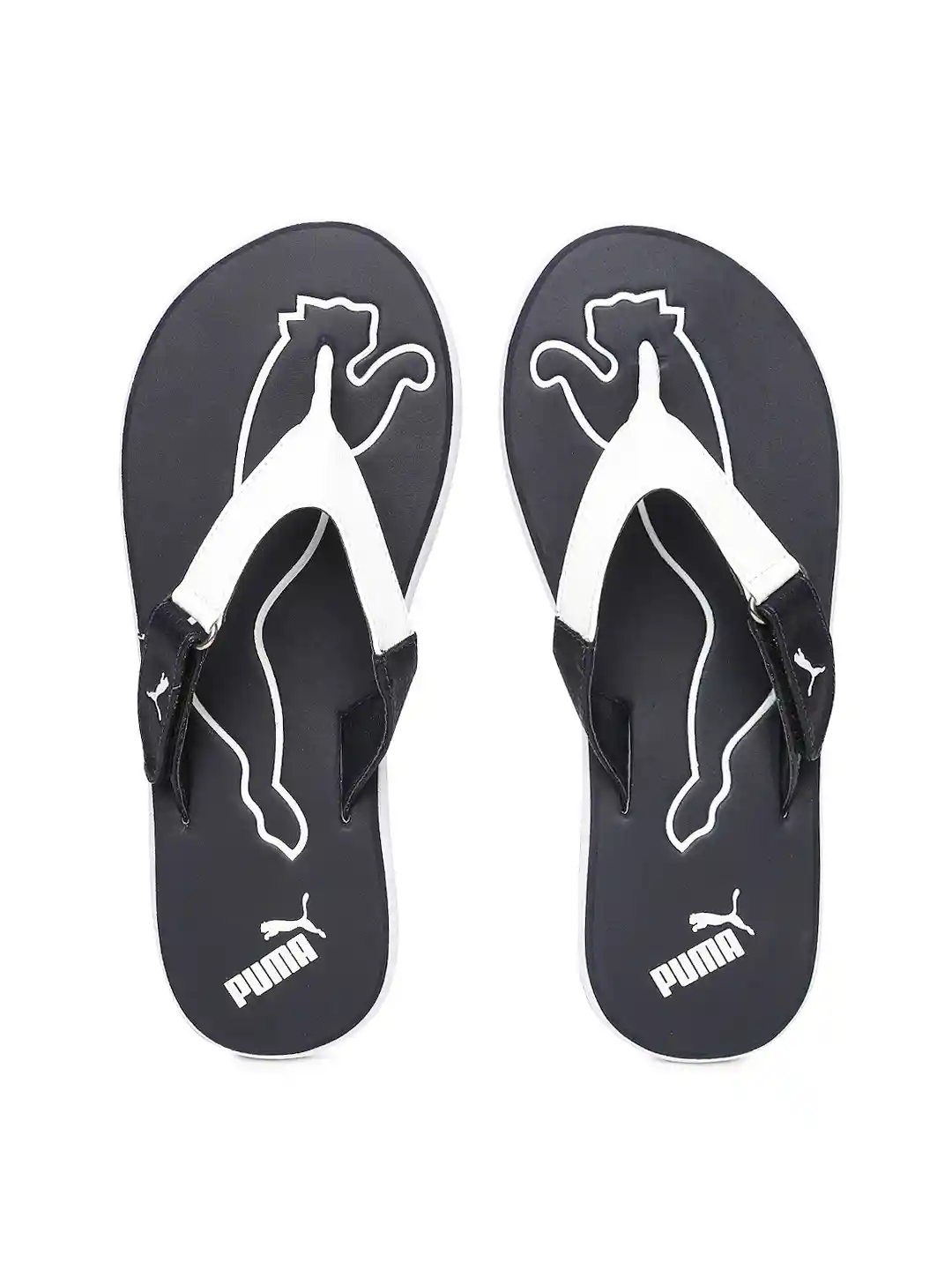 Buy Puma Men Black White Breeze V Flip-Flops Flip Flops for