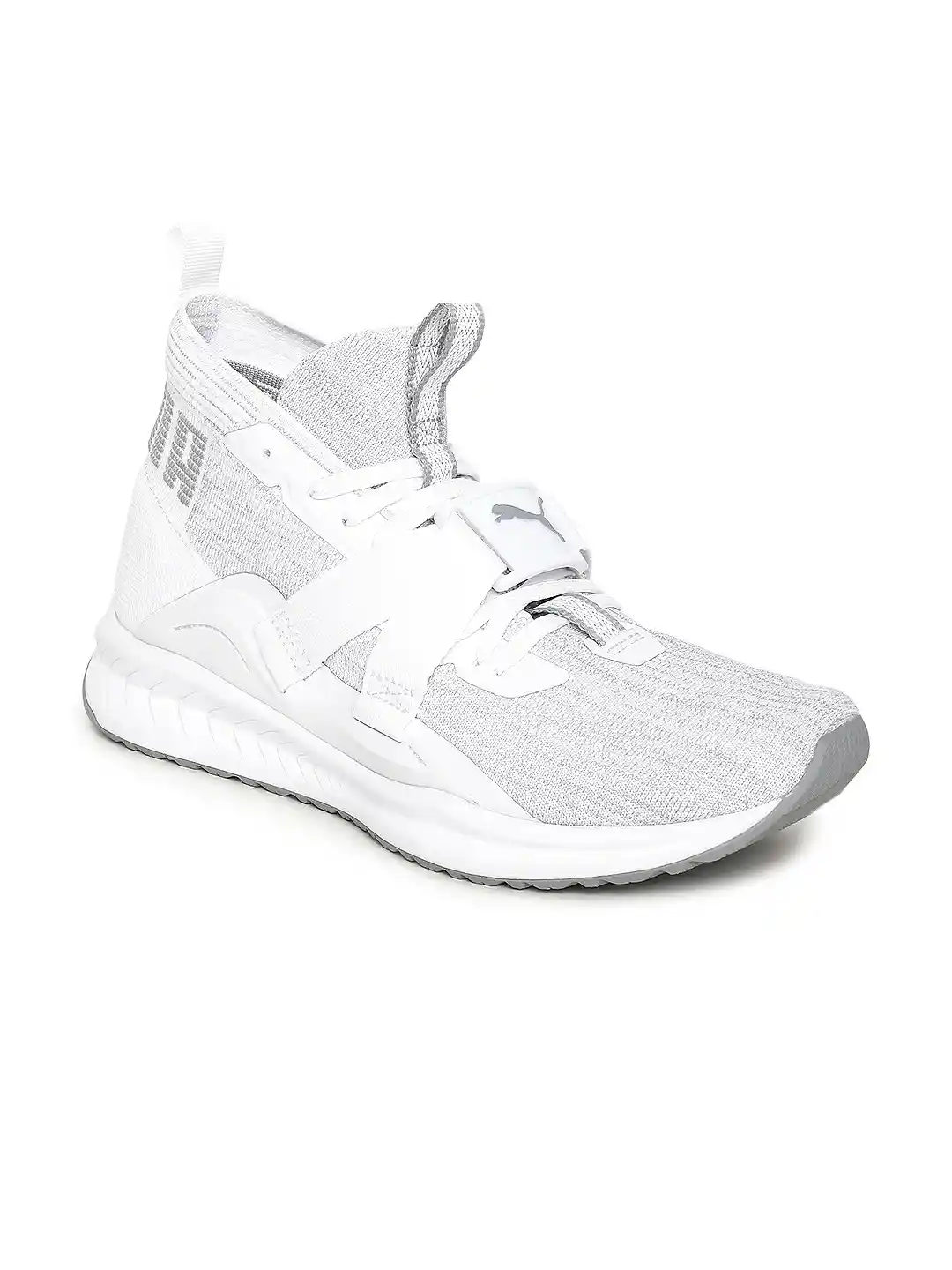 Buy Puma Men White IGNITE evoKNIT 2 Mid-Top Running Shoes - Sports Shoes  for Men 6704397 | Myntra