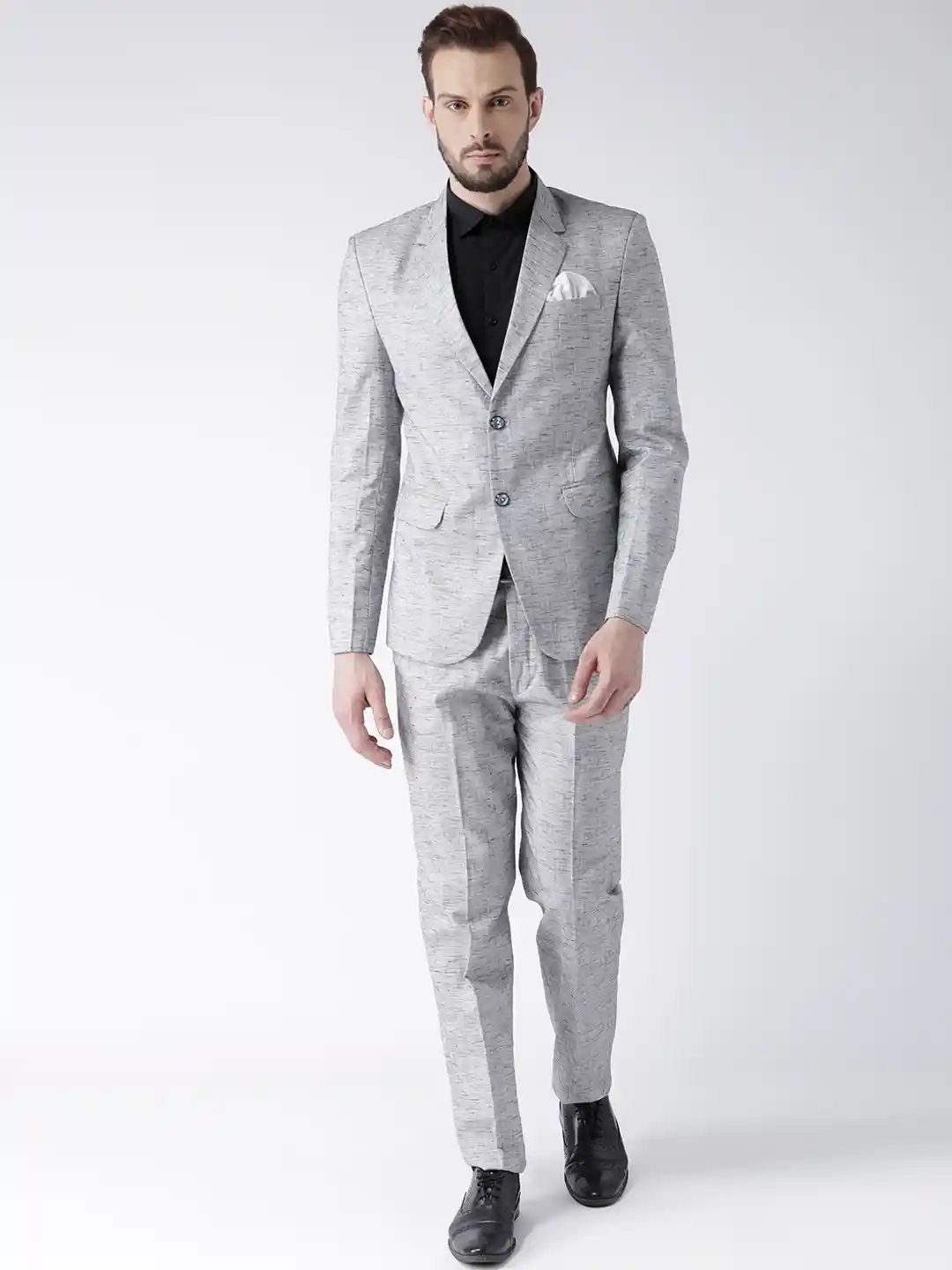 Buy HANGUP Men Grey Suit Suits for Men 6766471 Myntra