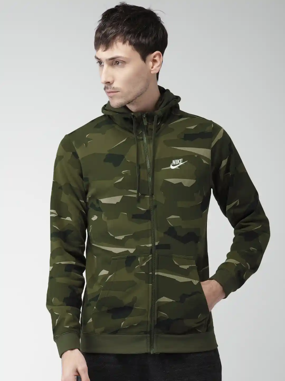 Zip Hoodie Nike Camouflage Hoodie Mens Nike Men's Dri-fit Fleece