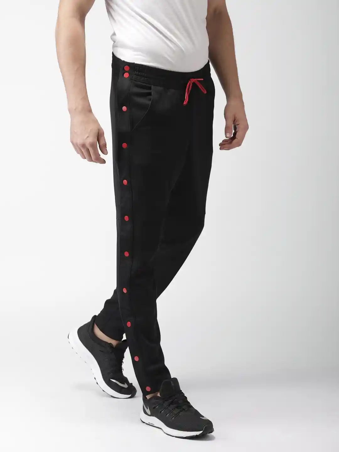 Buy Nike Men Black Solid RISE TEAR-AWAY JOGGER Track Pants