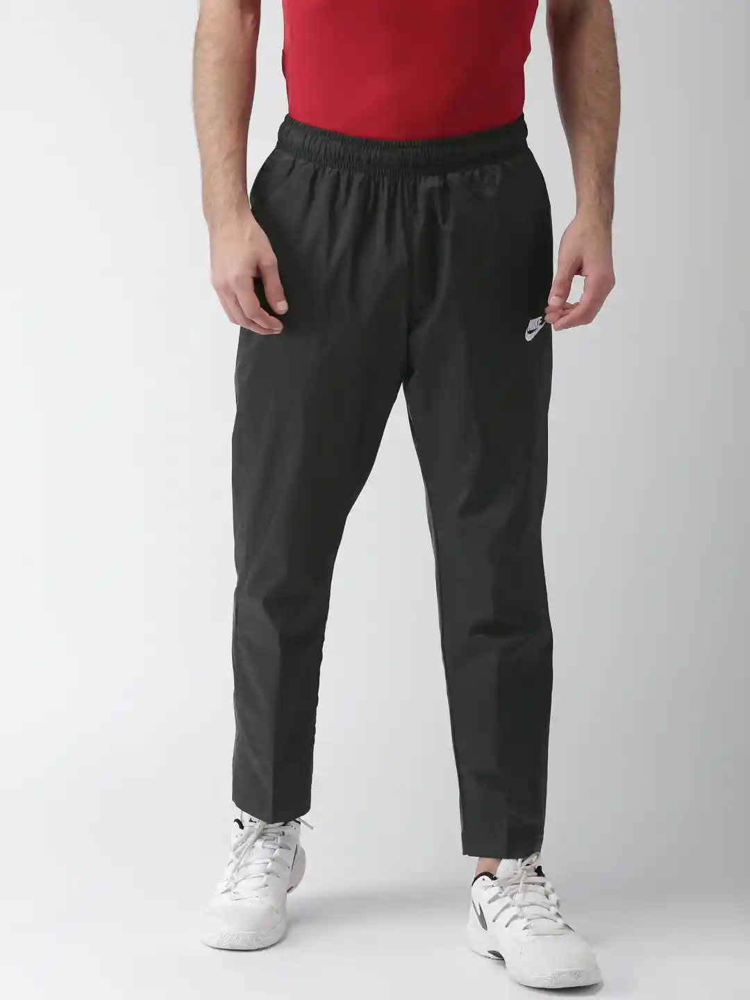 Buy Nike Men Black AS M NSW PANT OH WVN CORE TRK Loose Fit Track