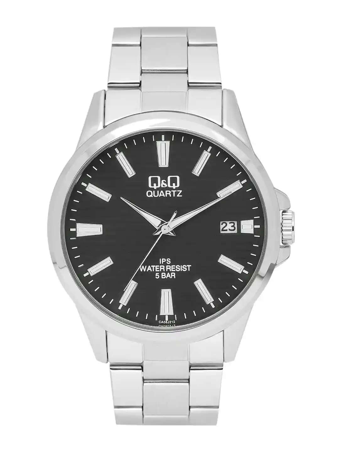 Buy Q&Q Men Black Analogue Watch CA08J212Y Watches for Men