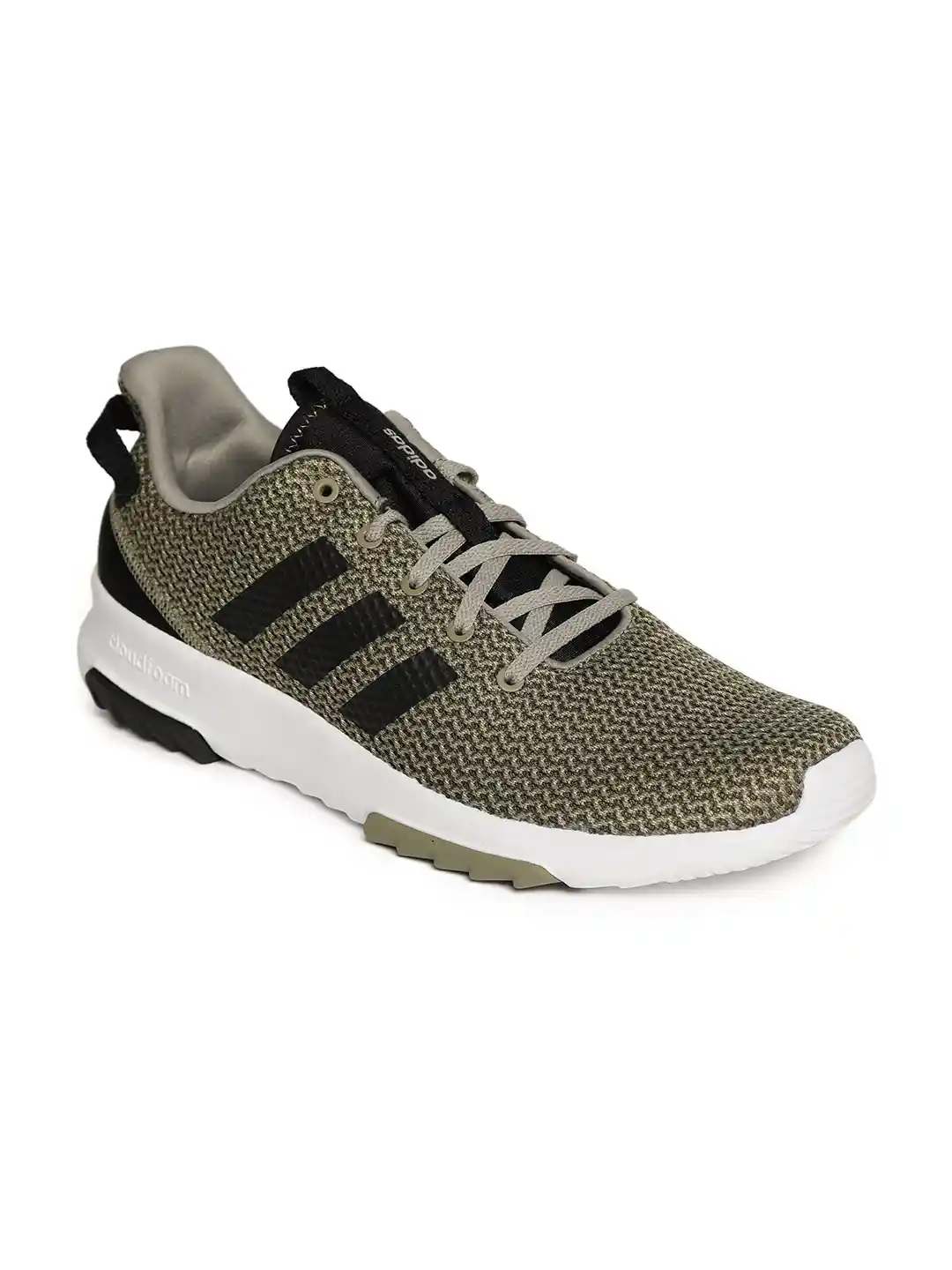 Buy ADIDAS Men Olive Green Cloudfoam Racer TR Running Shoes