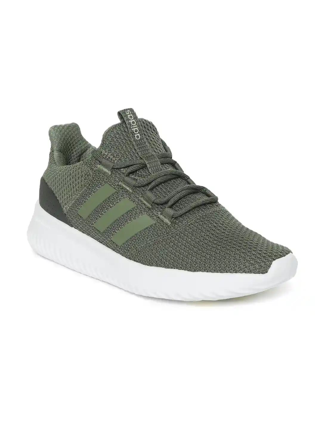 Buy ADIDAS Men Olive Green Cloudfoam Ultimate Sneakers Casual