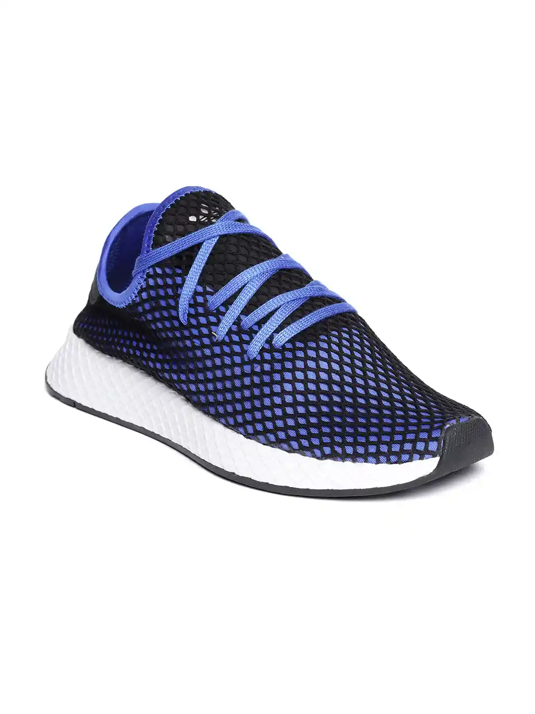 Buy Adidas Originals Men Blue Black DEERUPT Runner Sneakers