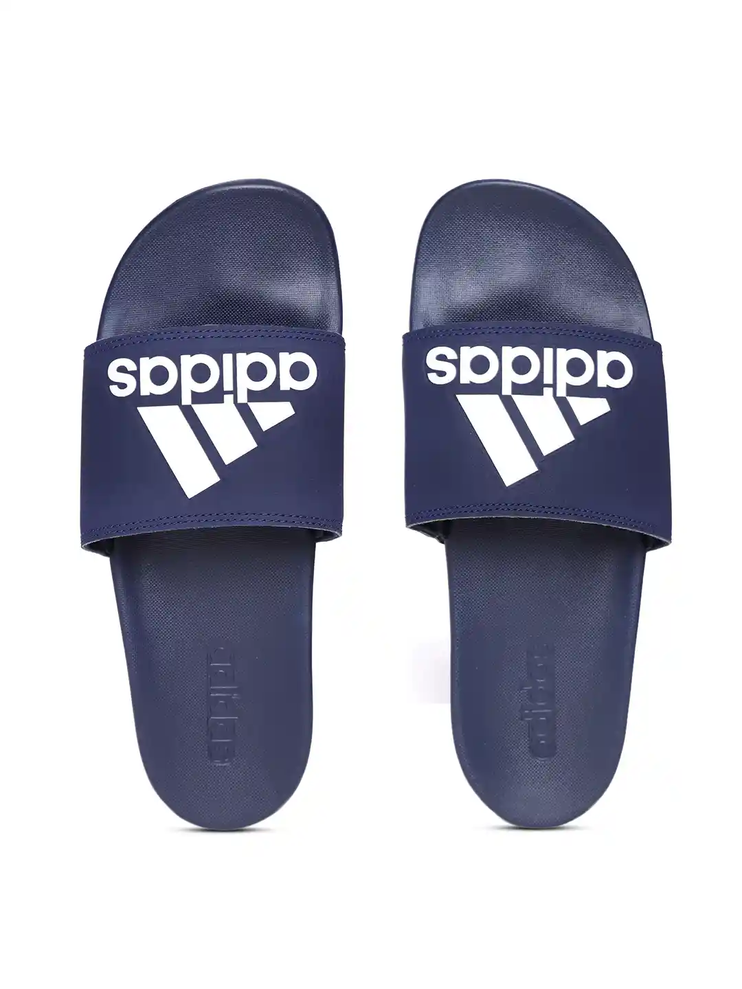 Buy ADIDAS Men Navy Blue Solid Adilette Comfort Sliders Flip
