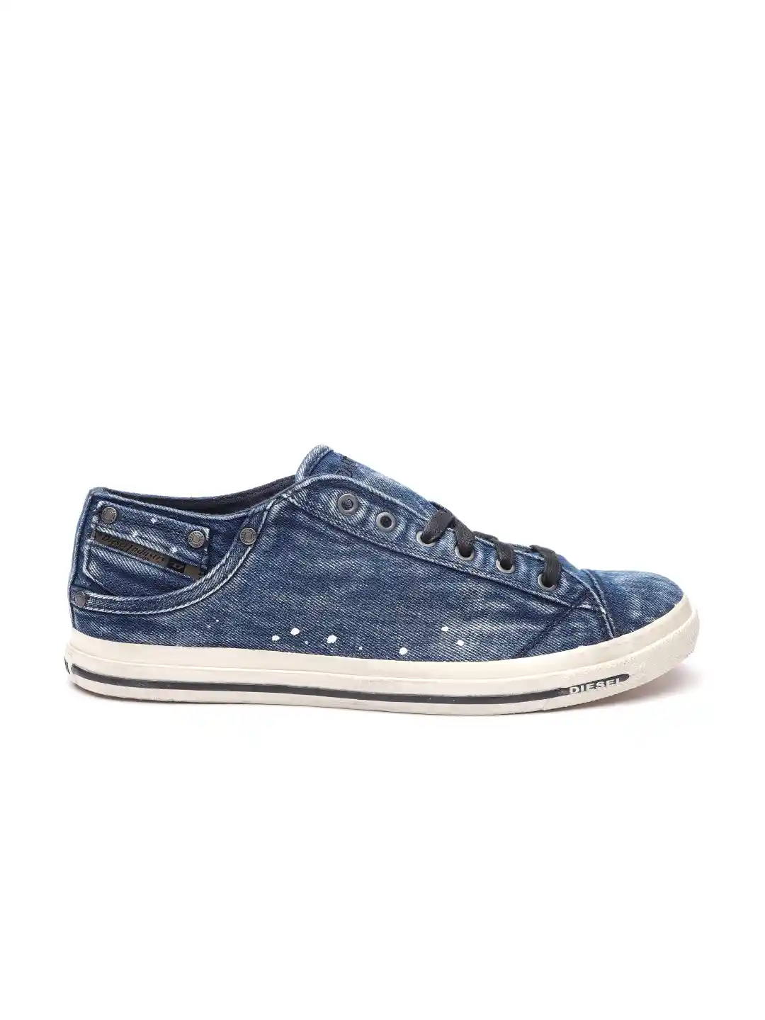 Buy DIESEL Men Blue Denim Sneakers Casual Shoes for Men 6885759