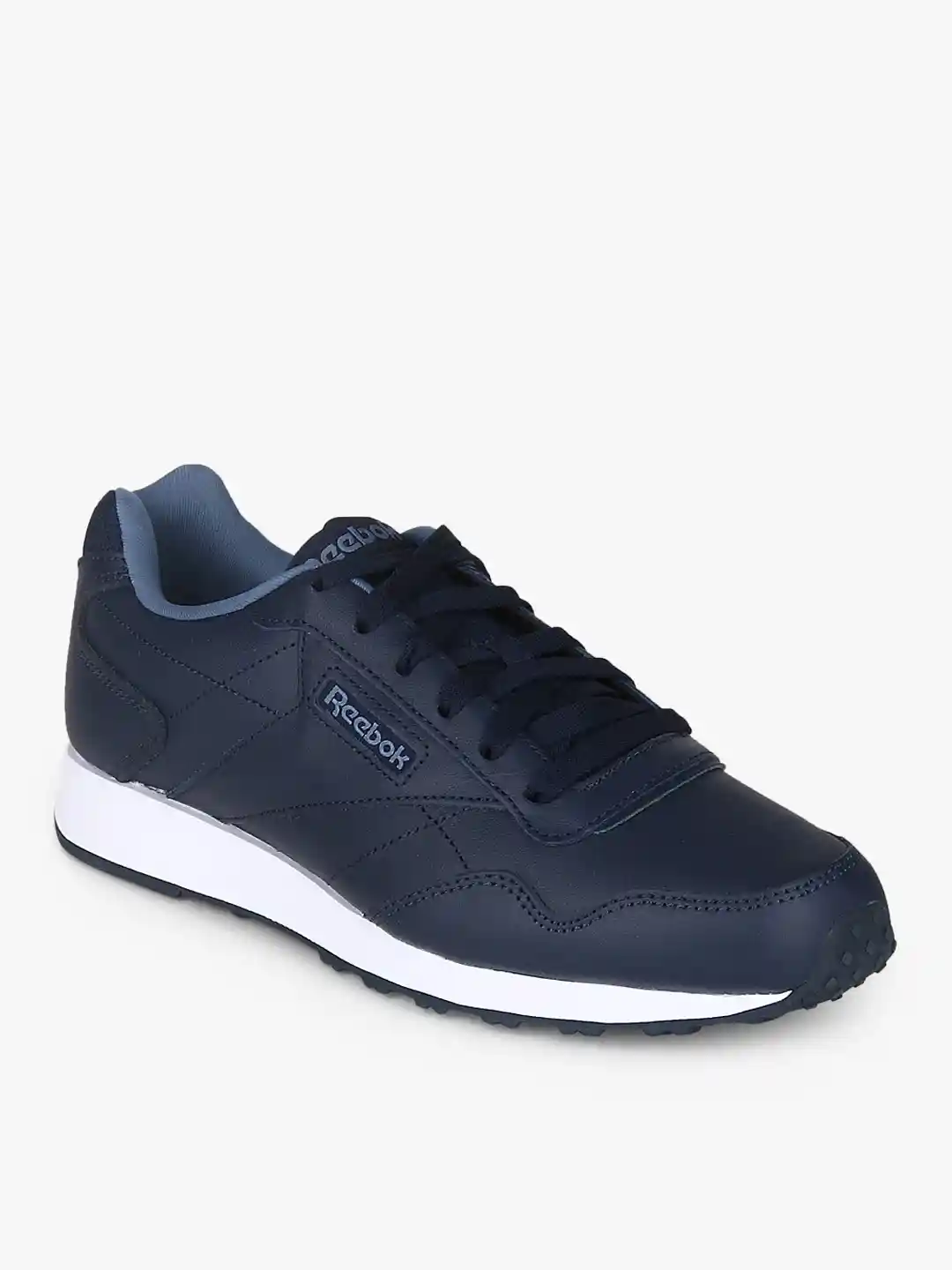 Buy Reebok Classic Men Navy Blue Solid Royal Glide Sneakers