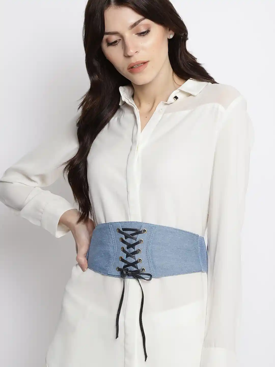 Buy 20Dresses Women Blue Denim Corset Belt Belts for Women